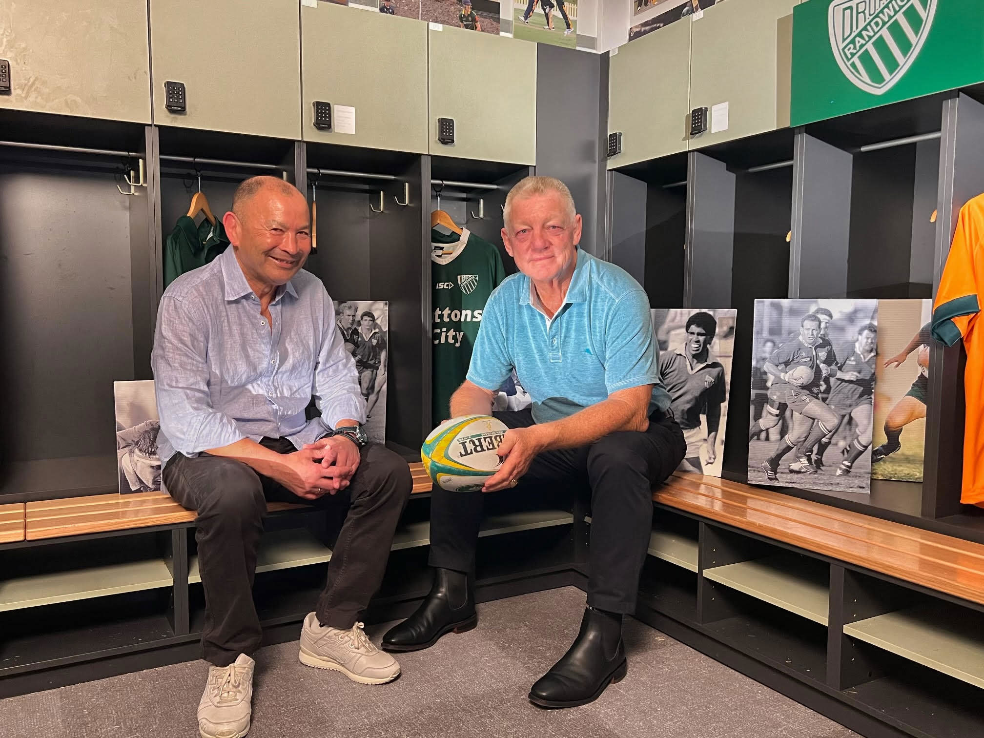 Eddie Jones and Phil Gould.