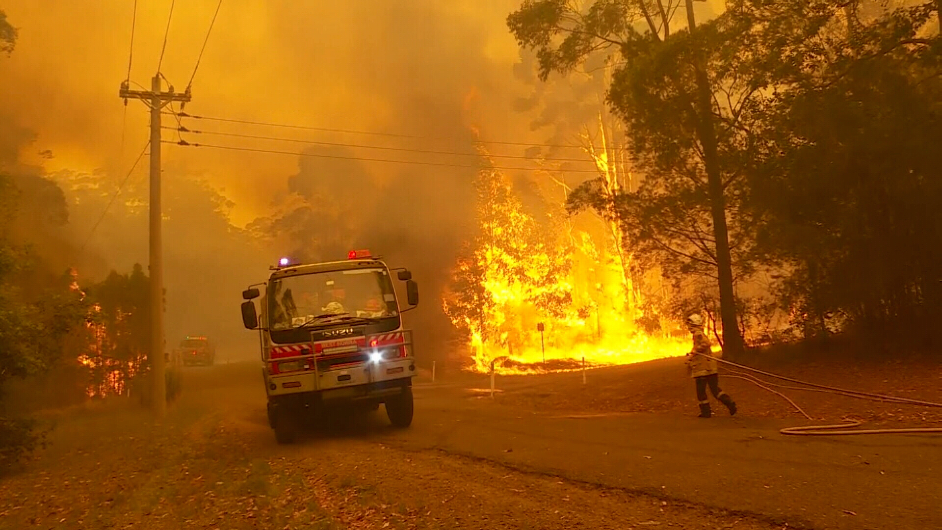 Homes have been confirmed lost in the fires burning at Bawley point on the South Coast of NSW.