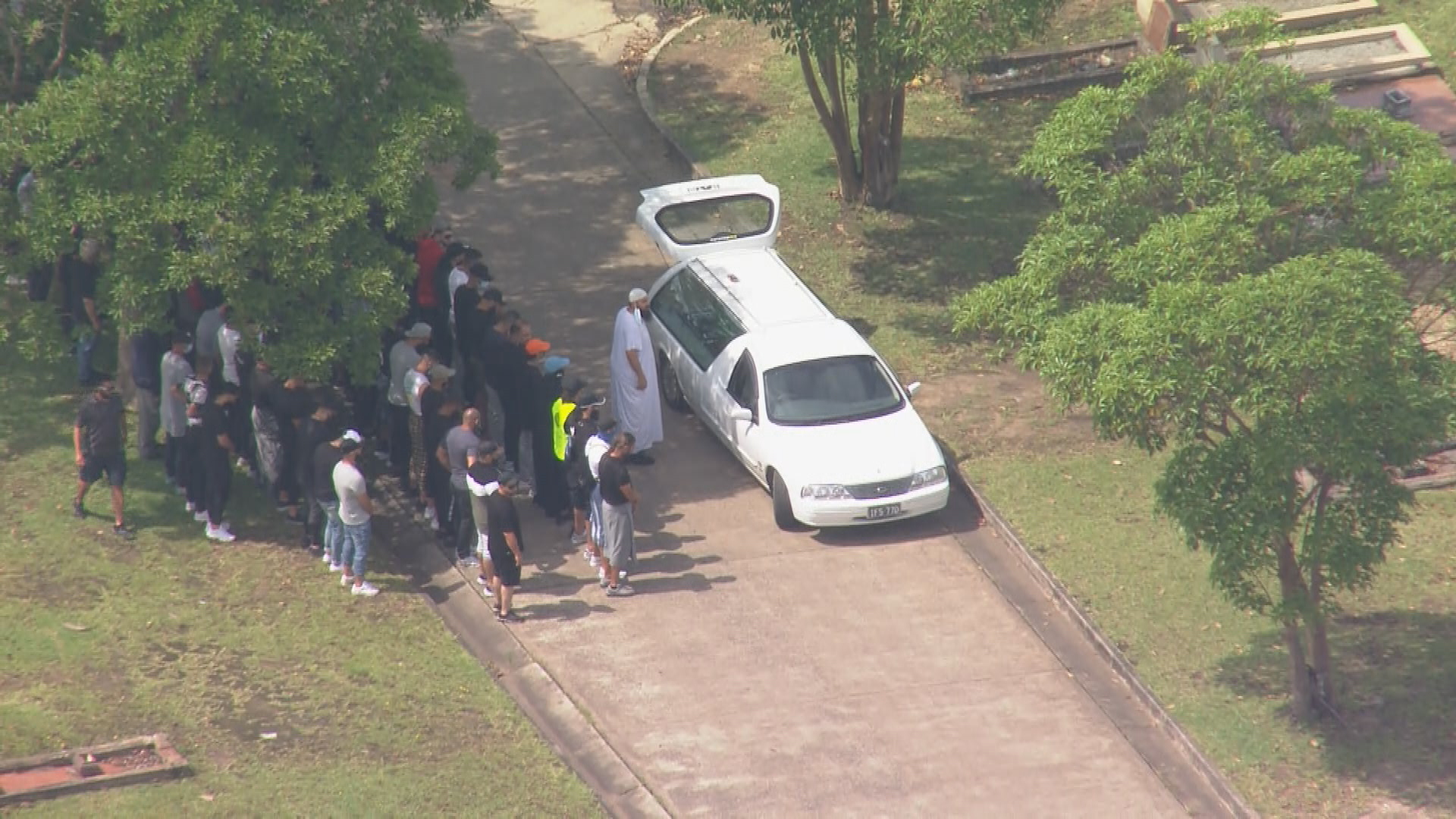 A funeral has been held for slain Sydney gangster Ghassan Amoun after he was shot dead last week.