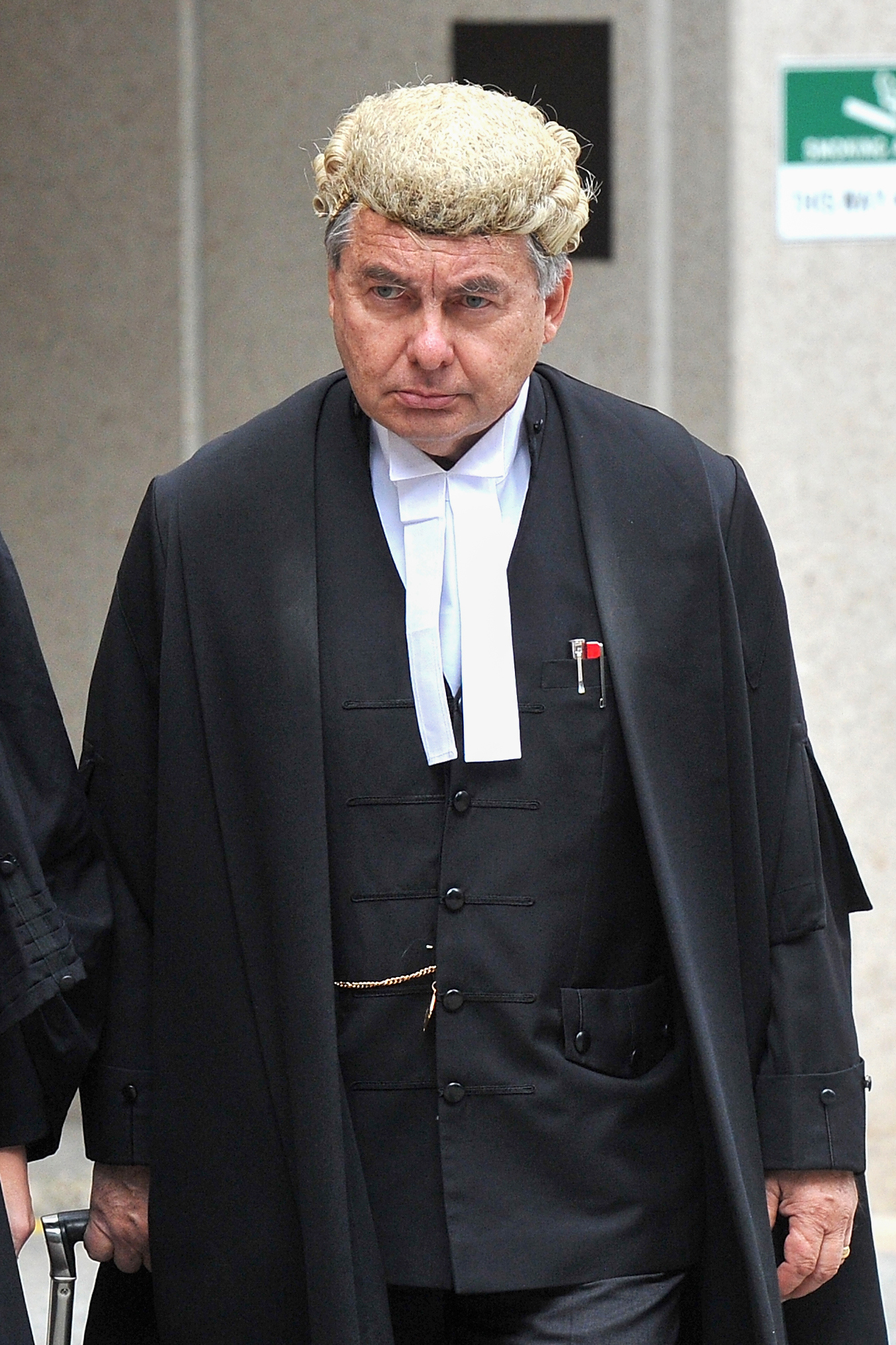 BRISBANE, AUSTRALIA - JULY 26:  Walter Sofronoff QC is seen leaving the Commonwealth Law Courts for the Gerard Bayden-Clay appeal on July 26, 2016 in Brisbane, Australia. The Full Bench of the High Court will hear an appeal from Queensland's DPP to the state's Court of Appeal decision to downgrade Gerard Baden-Clay's murder conviction to manslaughter. He was convicted of killing his wife Allison Baden-Clay.  (Photo by Bradley Kanaris/Fairfax Media) *** Local Caption *** Walter Sofronoff QC; Walt
