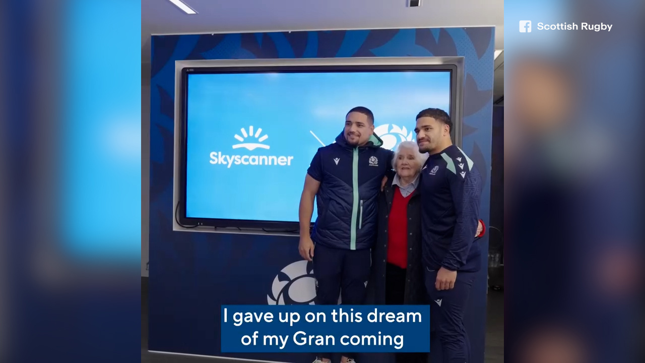 The Tuipulotu brothers were surprised by their grandmother.