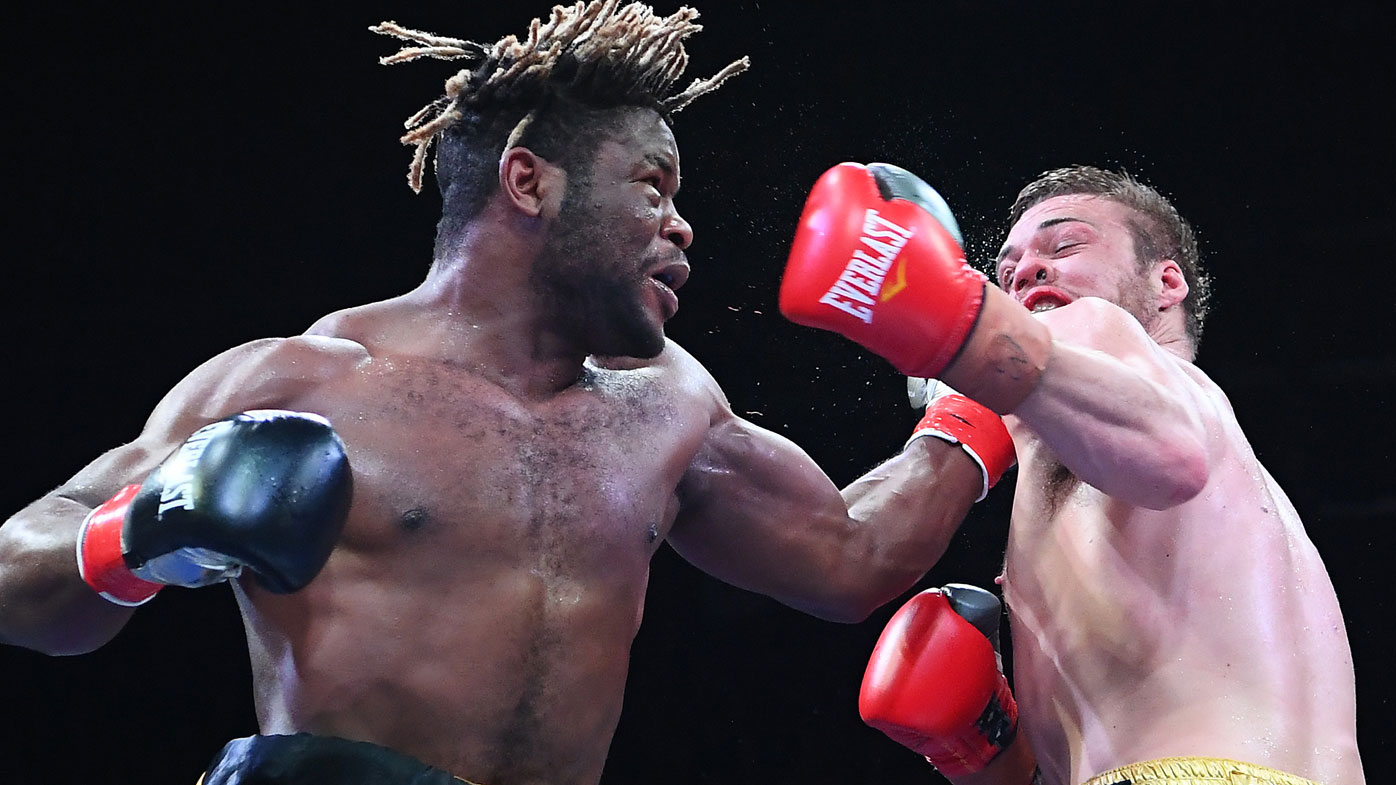 Christian Tsoye in action. 