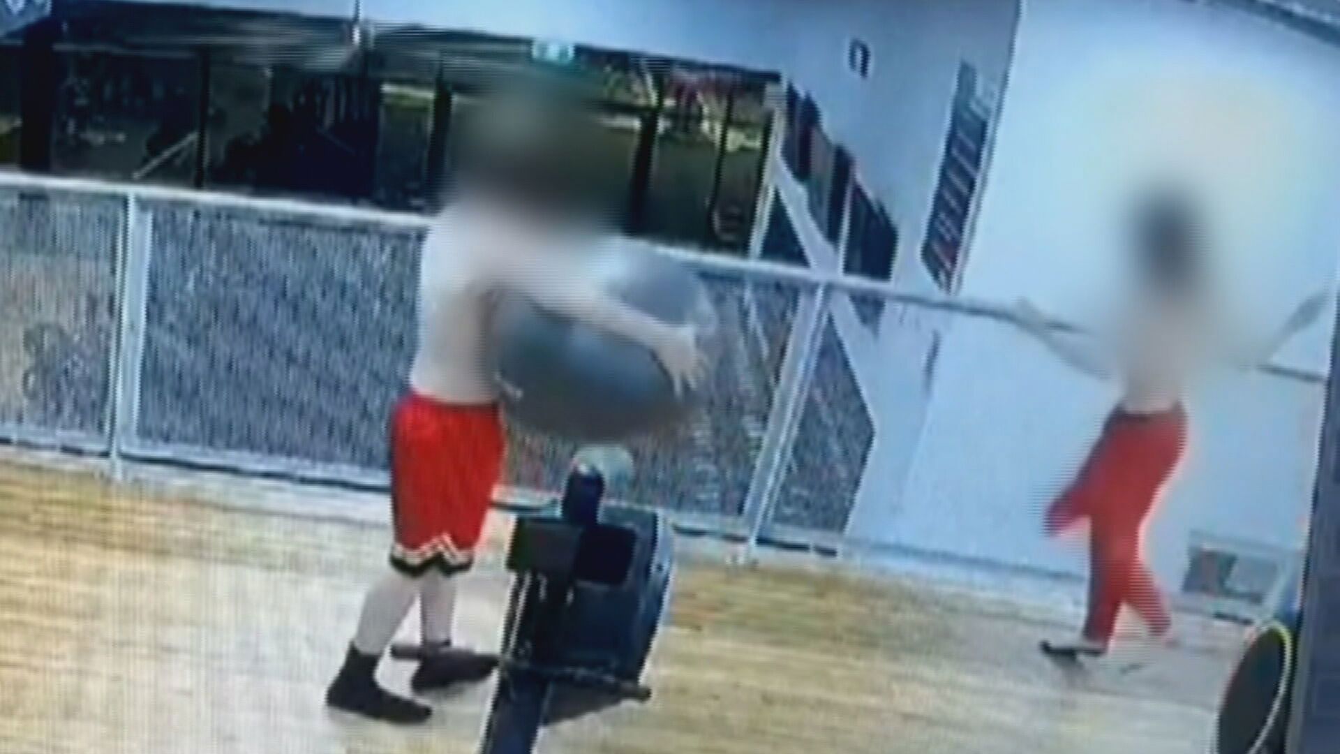 Three teenagers have gone on a rampage inside a Gold Coast gym.The boys forced their way inside a 24-hour gym and went straight upstairs before hurling exercise equipment to the floor below.
Plates, 10 kilogram medicine balls and a chair were sent flying from the mezzanine, narrowly avoiding two innocent gym-goers.