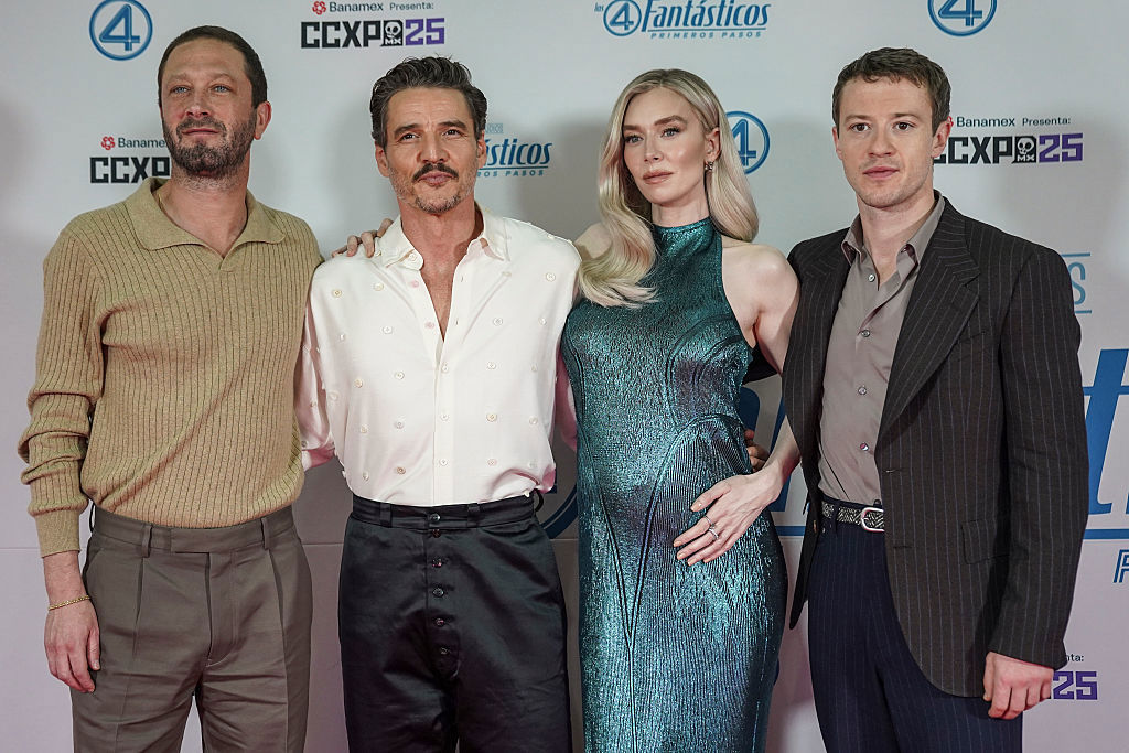  Ebon Moss-Bachrach, Pedro Pascal, Vanessa Kirby, and Joseph Quinn attend the CCXP Mexico 2025 at Expo CitiBanamex on May 31, 2025