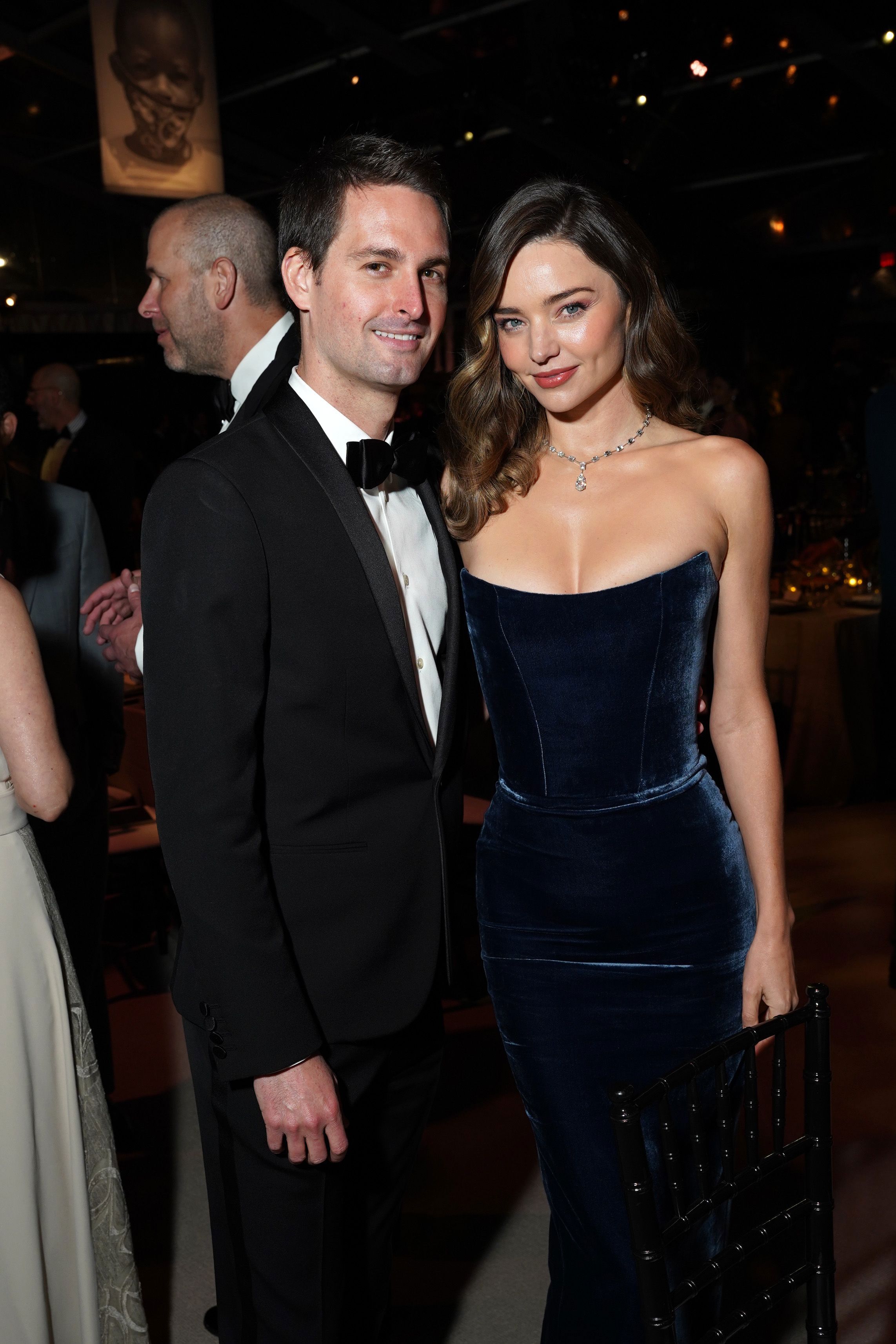 Evan Spiegel and Miranda Kerr