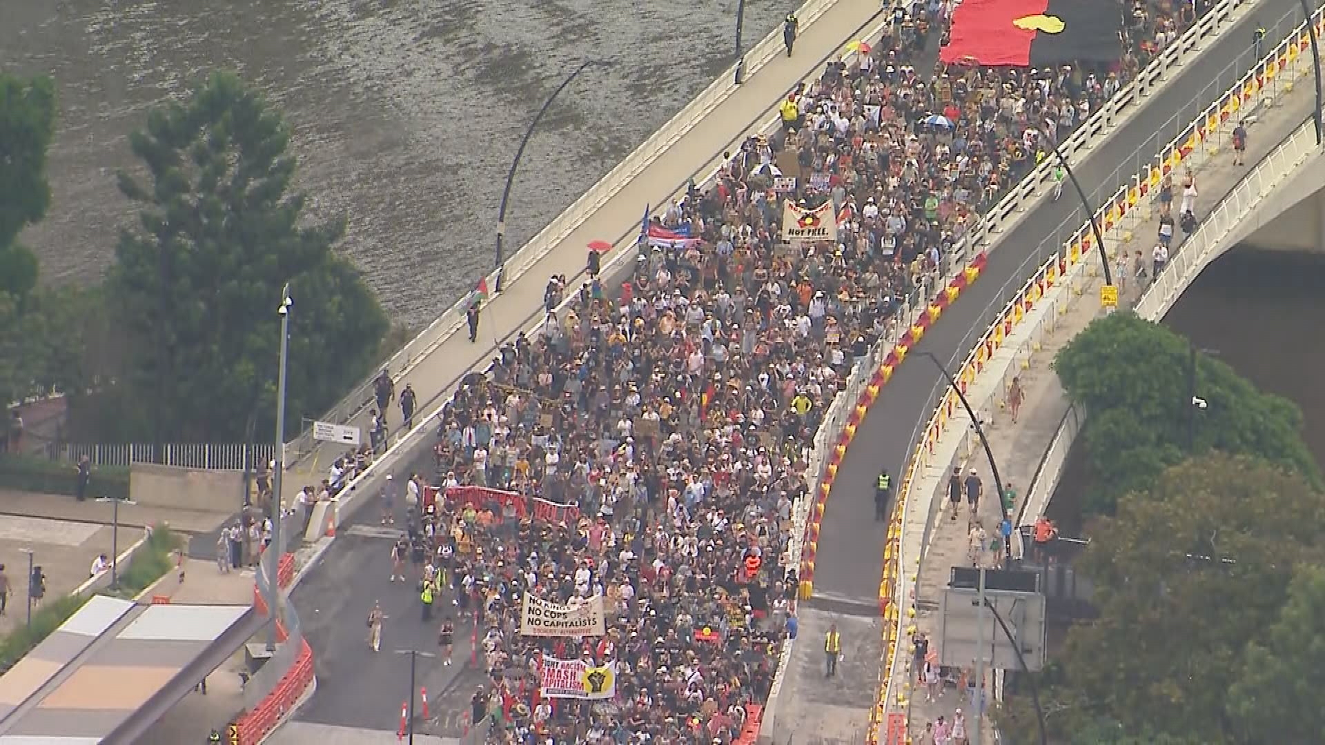 Invasion Day march in brisbane