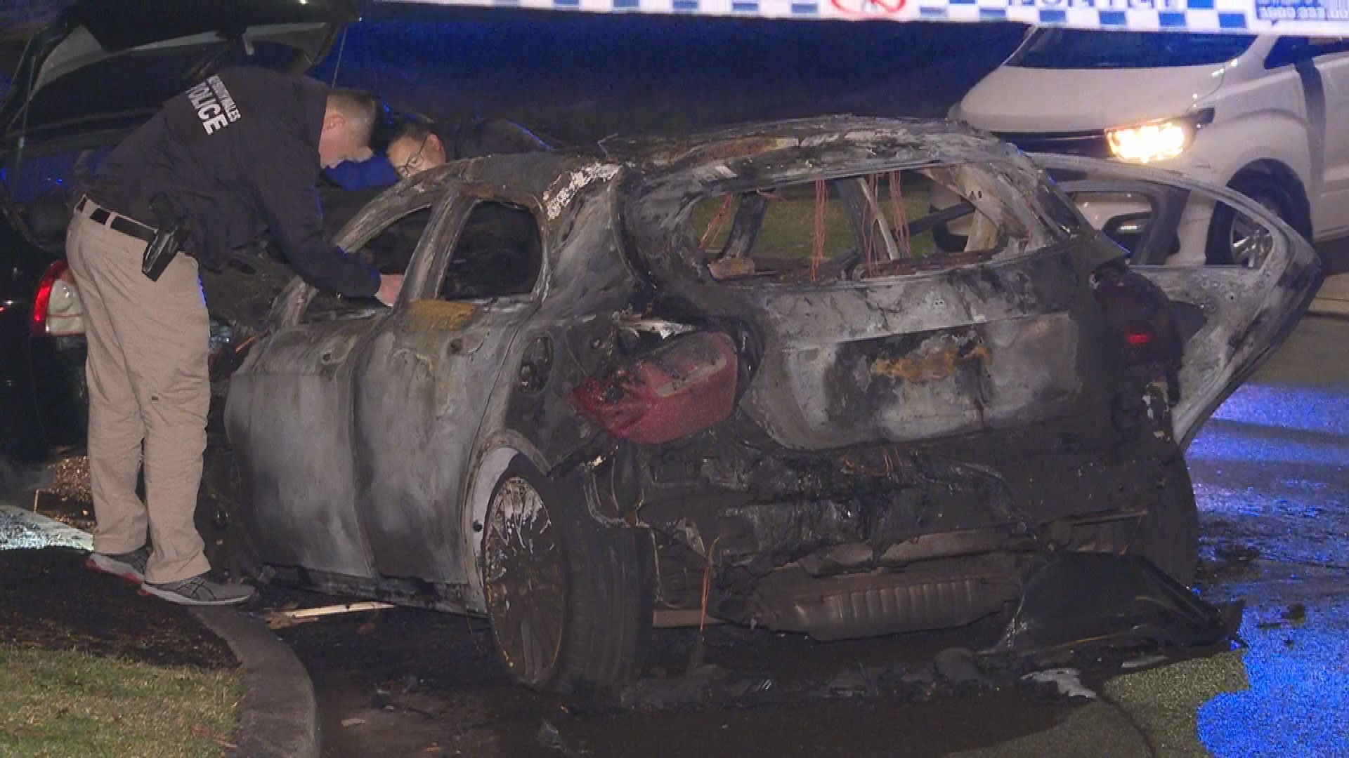 Two women were found with gun shot wounds inside a car at south-west Sydney.