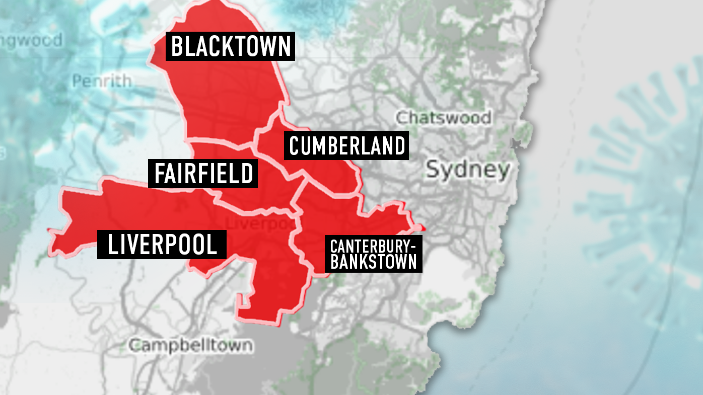 Coronavirus Nsw Lockdown Restrictions Update New Restrictions For Workers In Western Sydney Including Blacktown And Cumberland Lgas Explainer [ 785 x 1396 Pixel ]