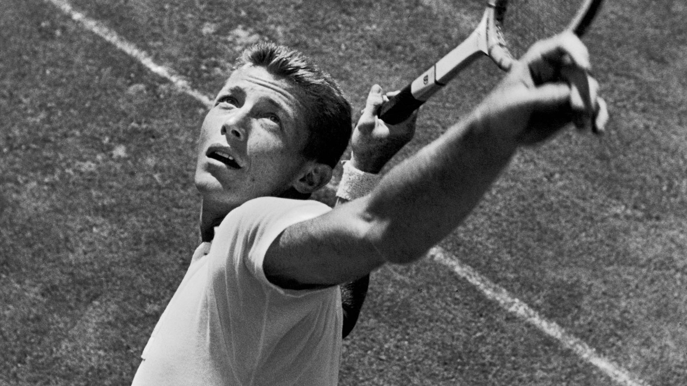 Tony Trabert, 5-time major singles champion, dies at 90. (Getty)
