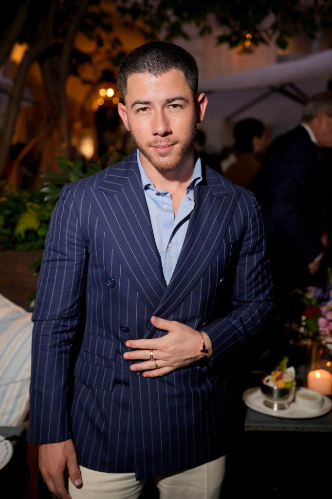 Nick Jonas at An Evening at Ralph's held at Ralph's Restaurant on July 27, 2024 in Paris, France. (Photo by Stephane Feugere/WWD via Getty Images)