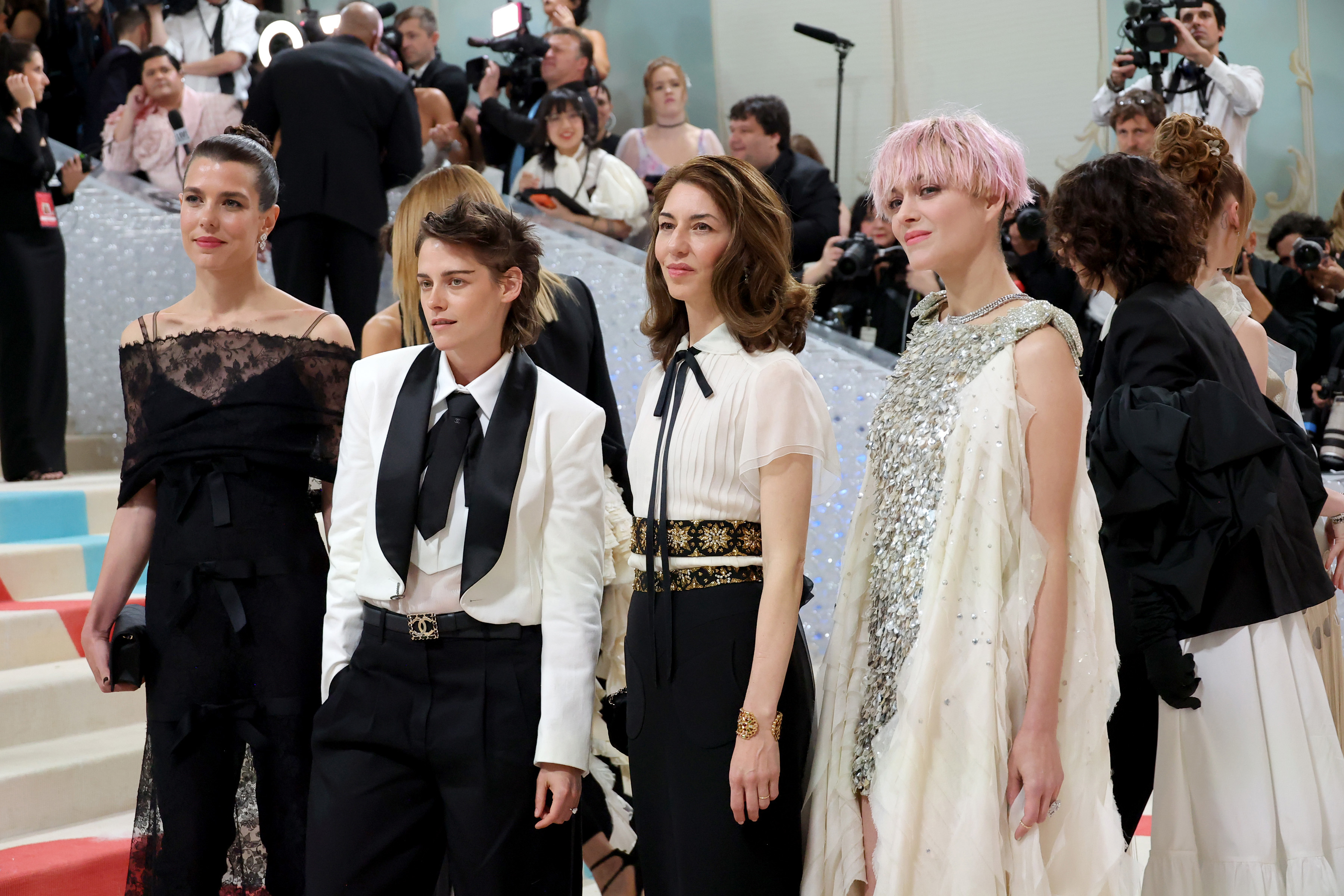  Charlotte Casiraghi, Kristen Stewart, Sofia Coppola, and Marion Cotillard 