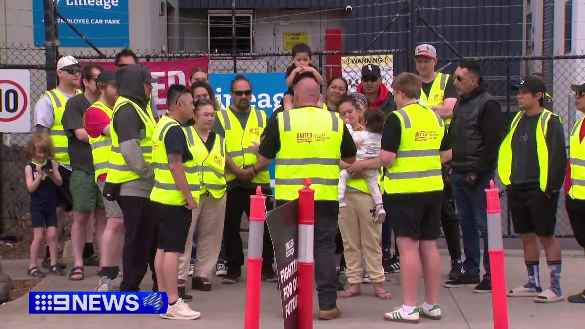 Woolworths shelves are bare and stores are running low on stock as strikes force the closure of five distribution centres.