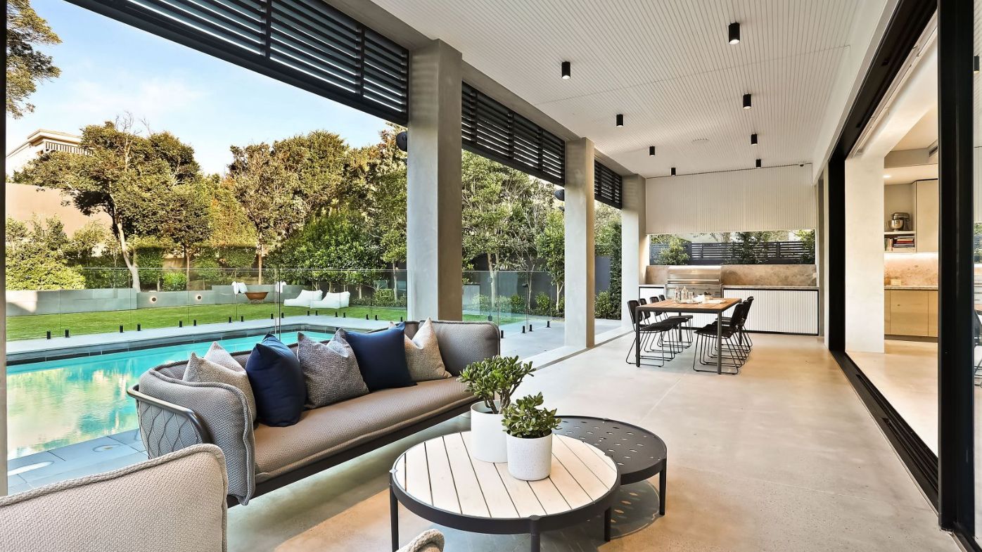 Steve Smith and Dani Willis' listing at 59 Kings Road, Vaucluse. 