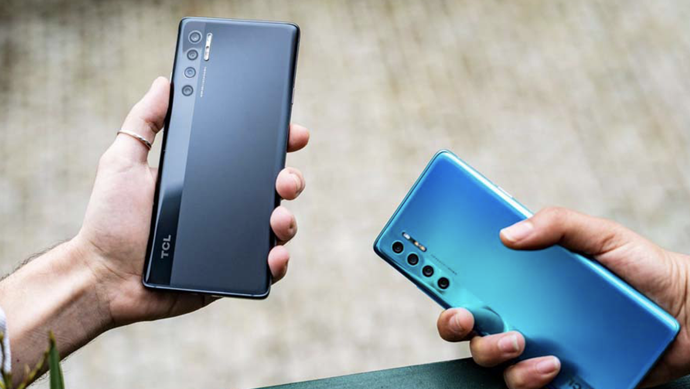 The TCL 20 Pro 5G comes in "marine blue" and a sleeker grey.