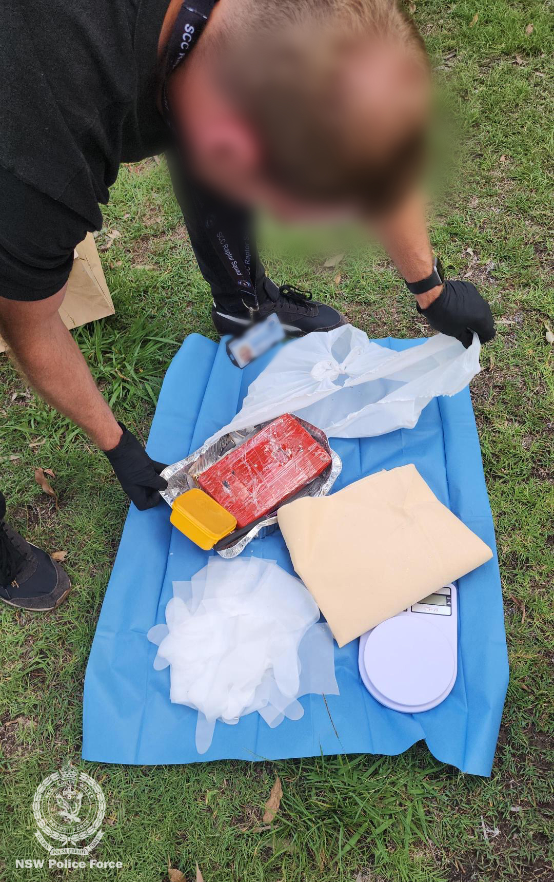 Police also seized 1kg of cocaine.