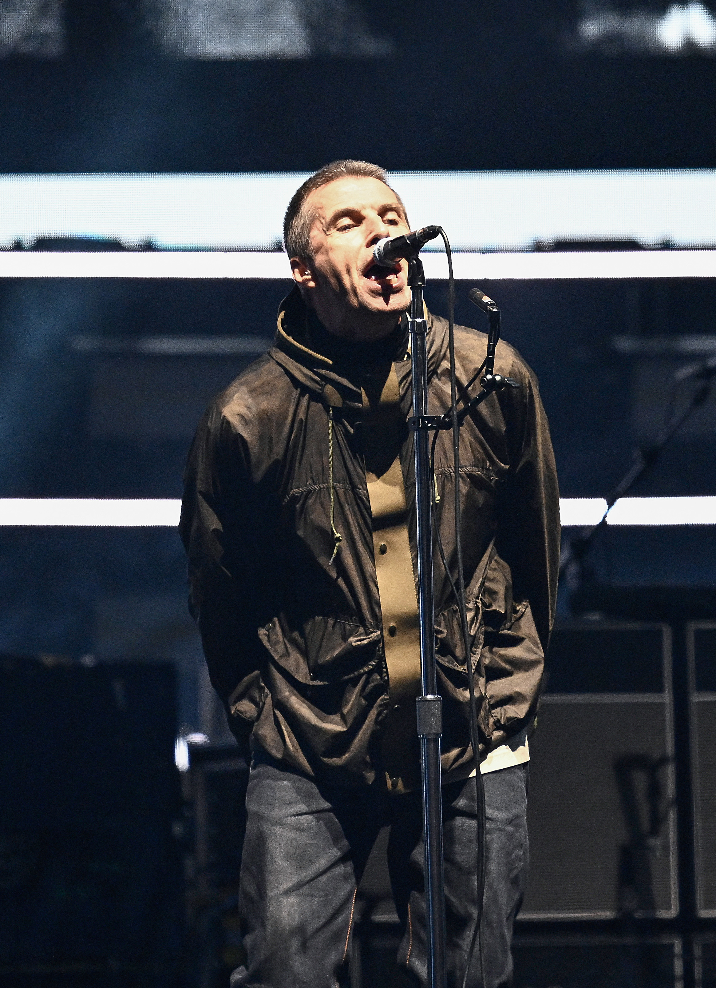 Oasis first reunion concert in Cardiff, Liam Gallagher and Noel Gallagher