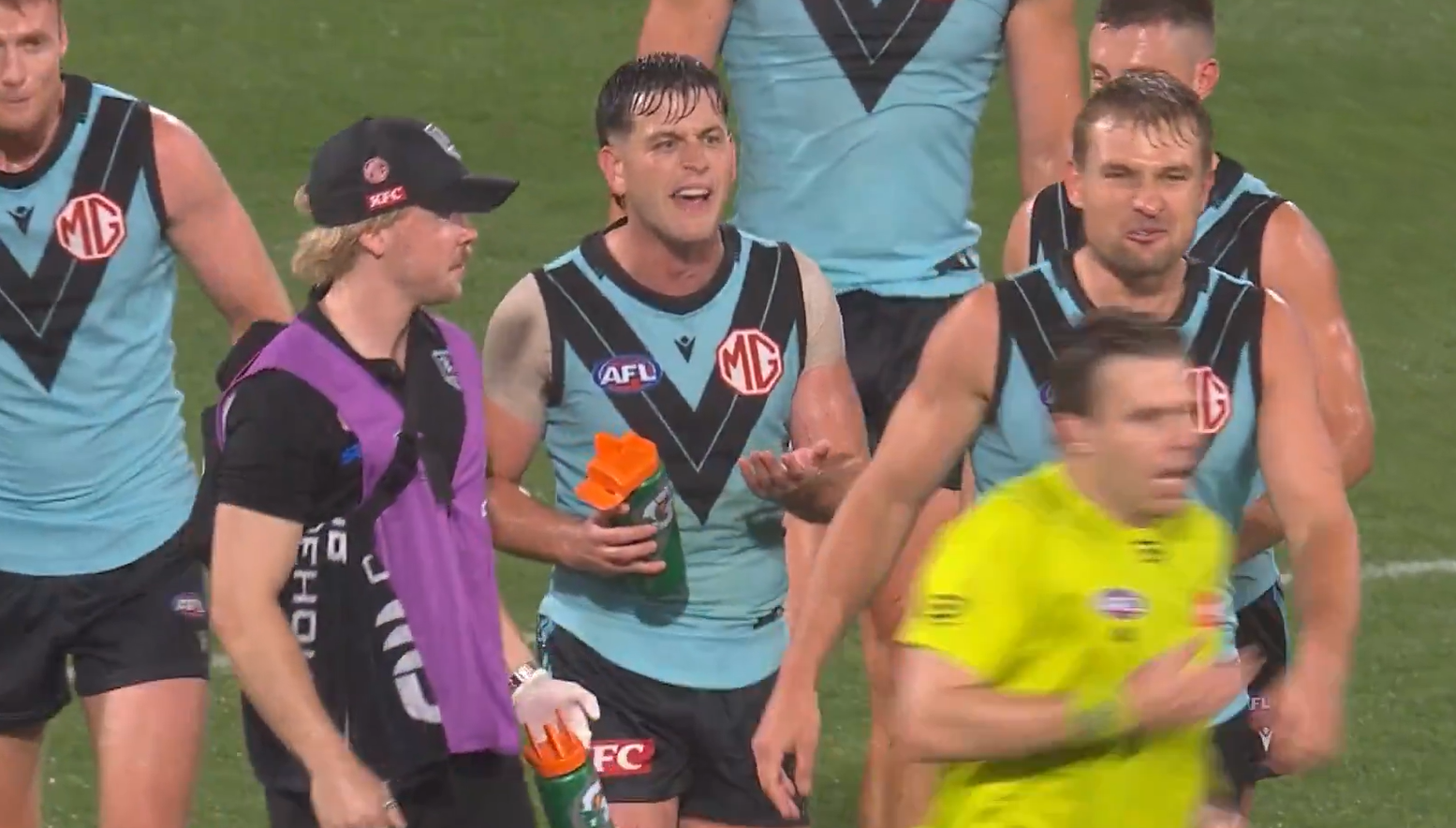 Captain Zak Butters was shocked at the report of abusive language. 