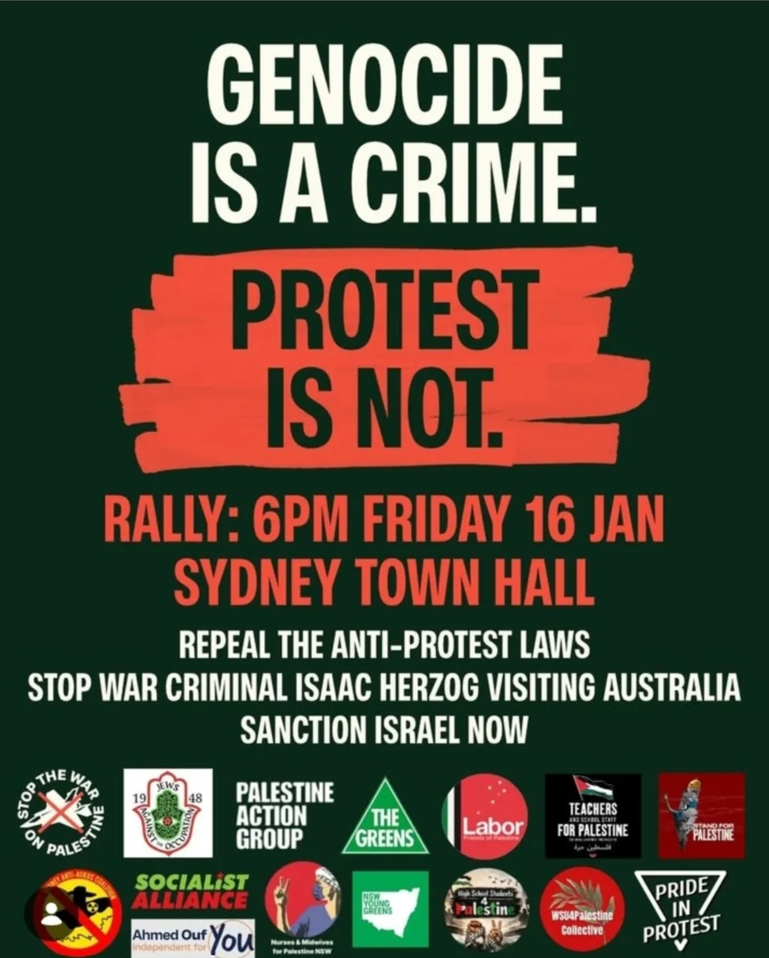 The protest is set to take place this Friday.