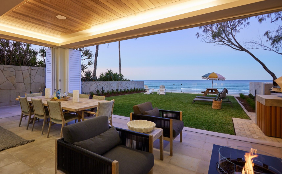 Luxurious beachfront property in Queensland for sale.