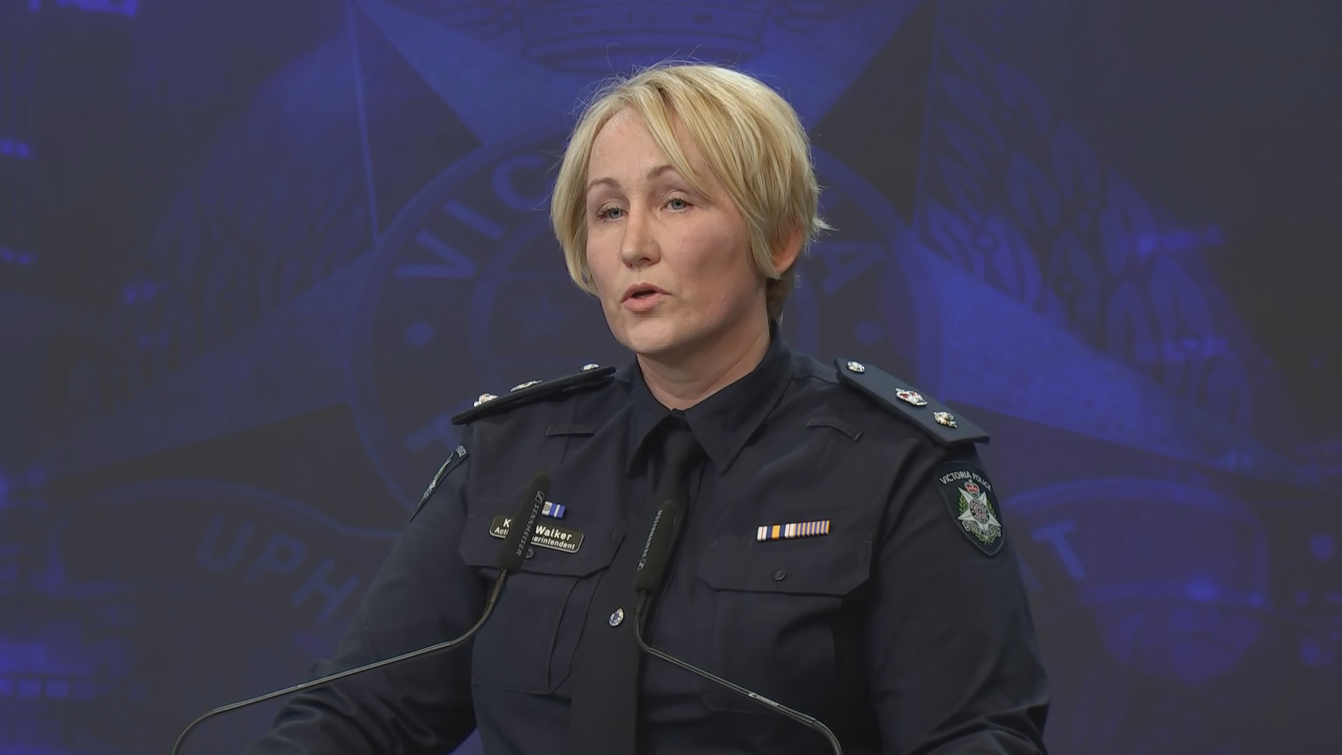 Victoria Police Acting Superintendent Kelly Walker