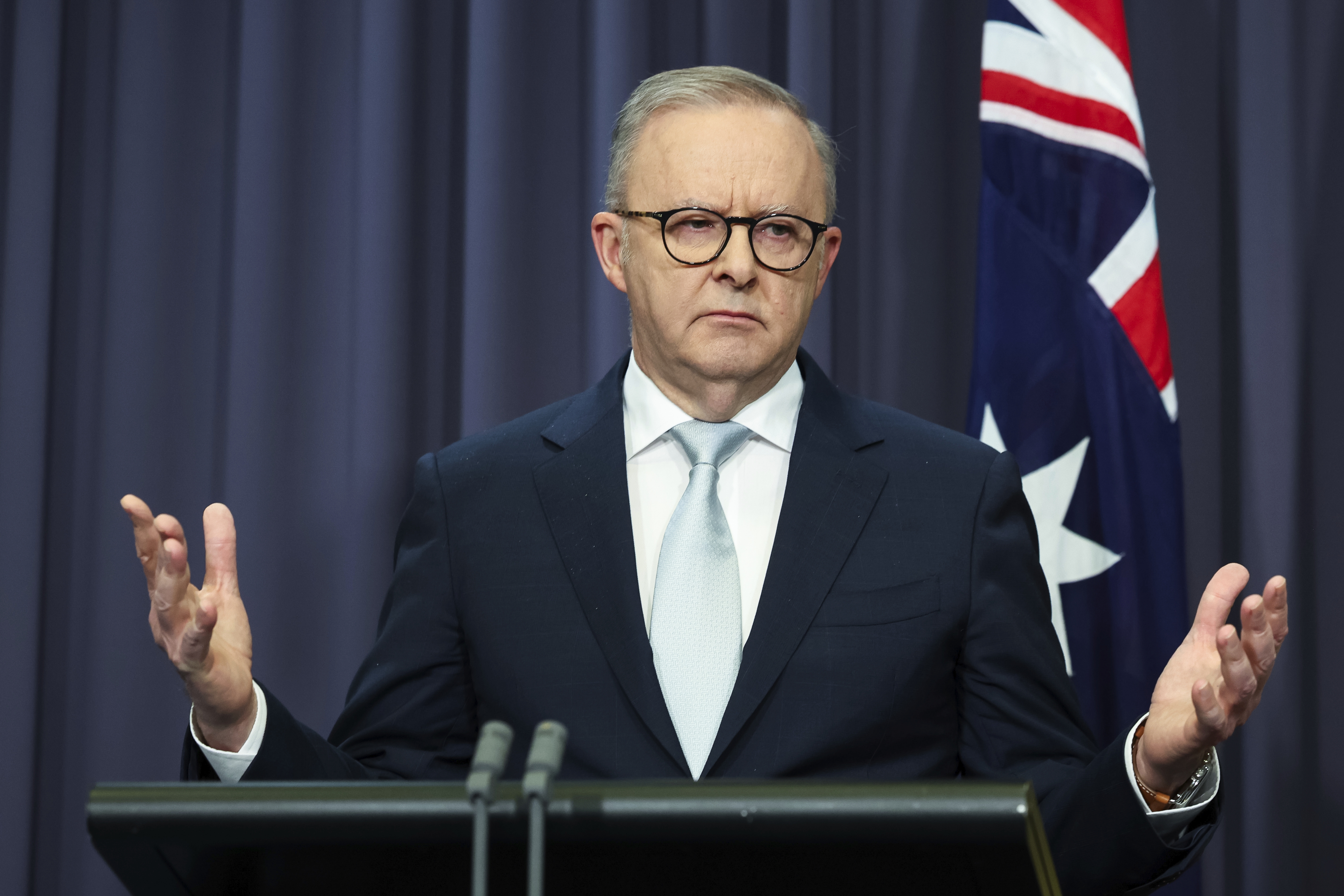 Prime Minister Anthony Albanese says the government supports the US military strike on Iran.