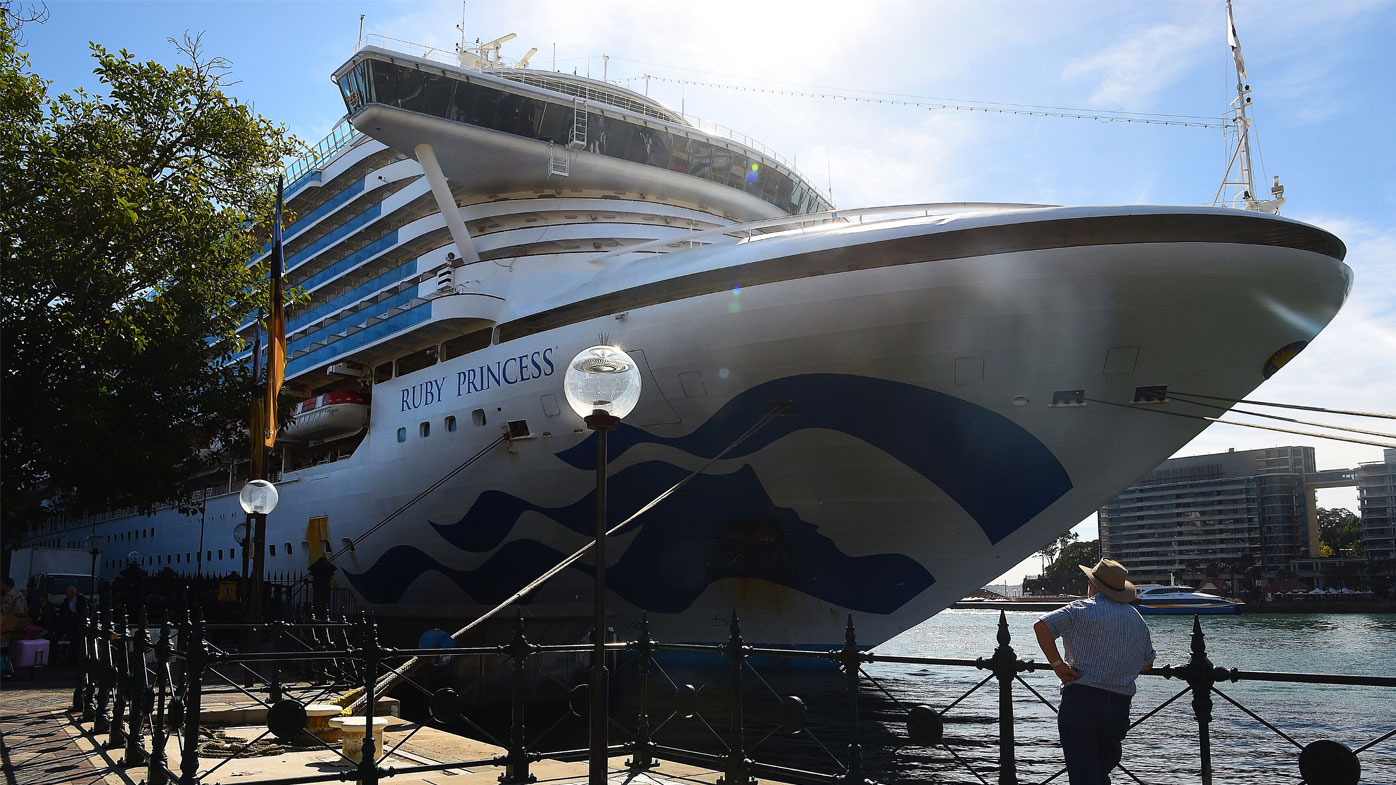 The Ruby Princess docked in Sydney at the very beginning of the COVID-19 pandemic in 2020.