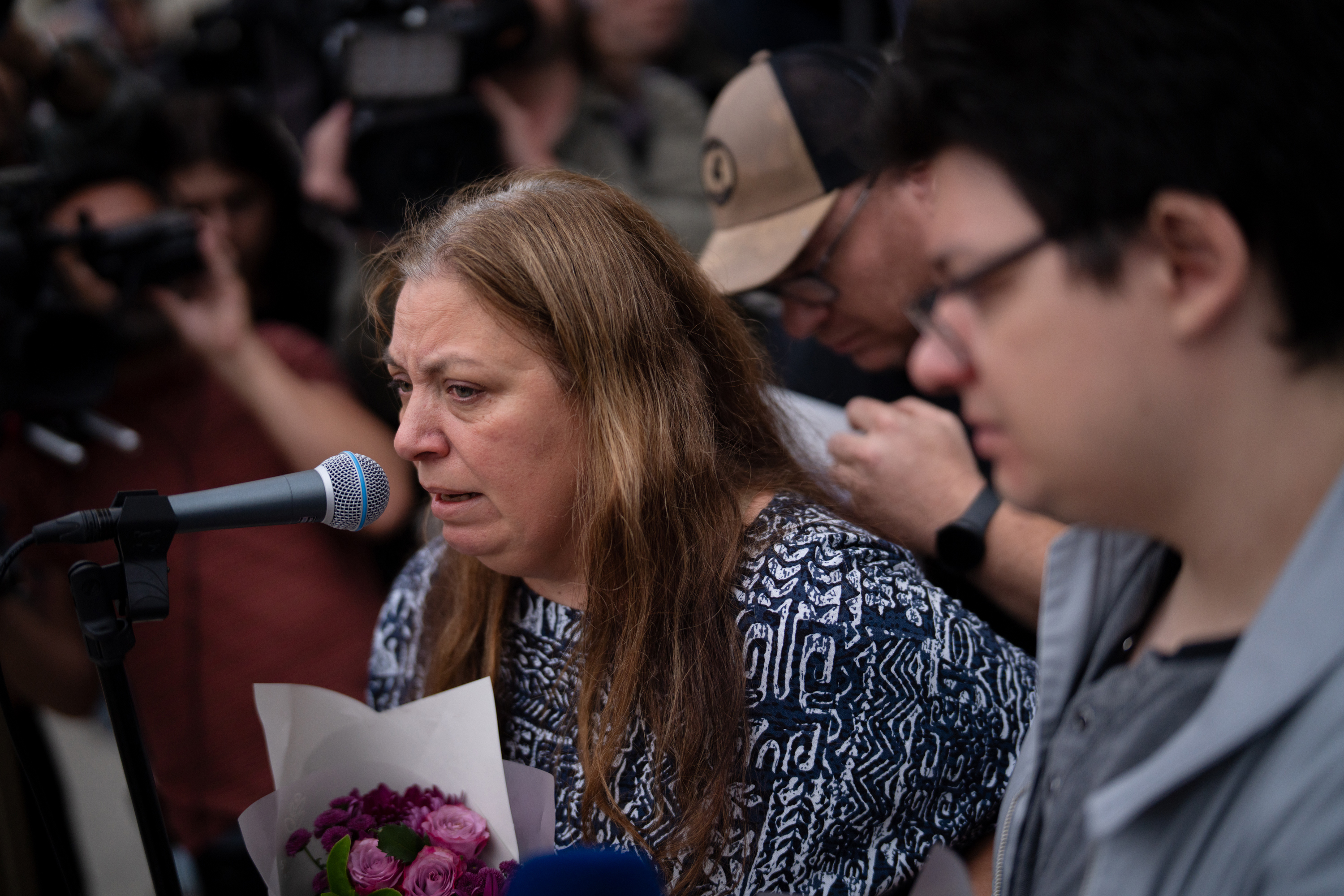 Matilda's mum speaks at Bondi Pavilion vigil