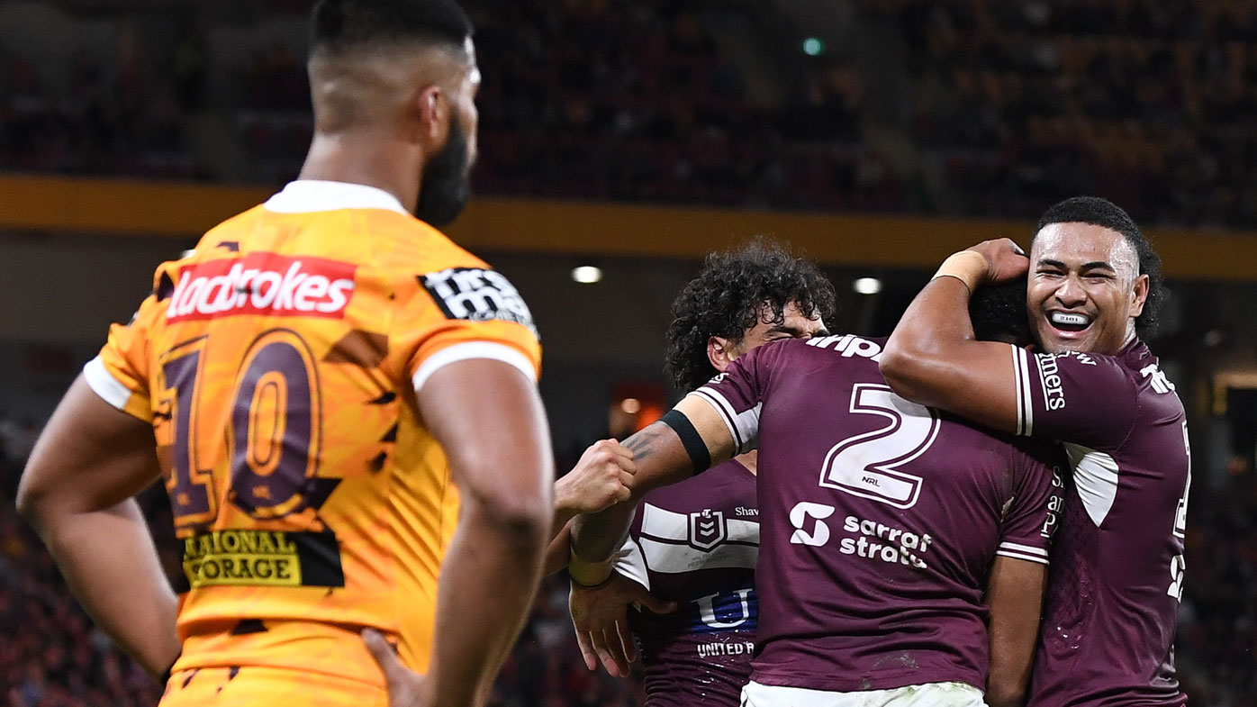 The Broncos were blown out by the Sea Eagles. 