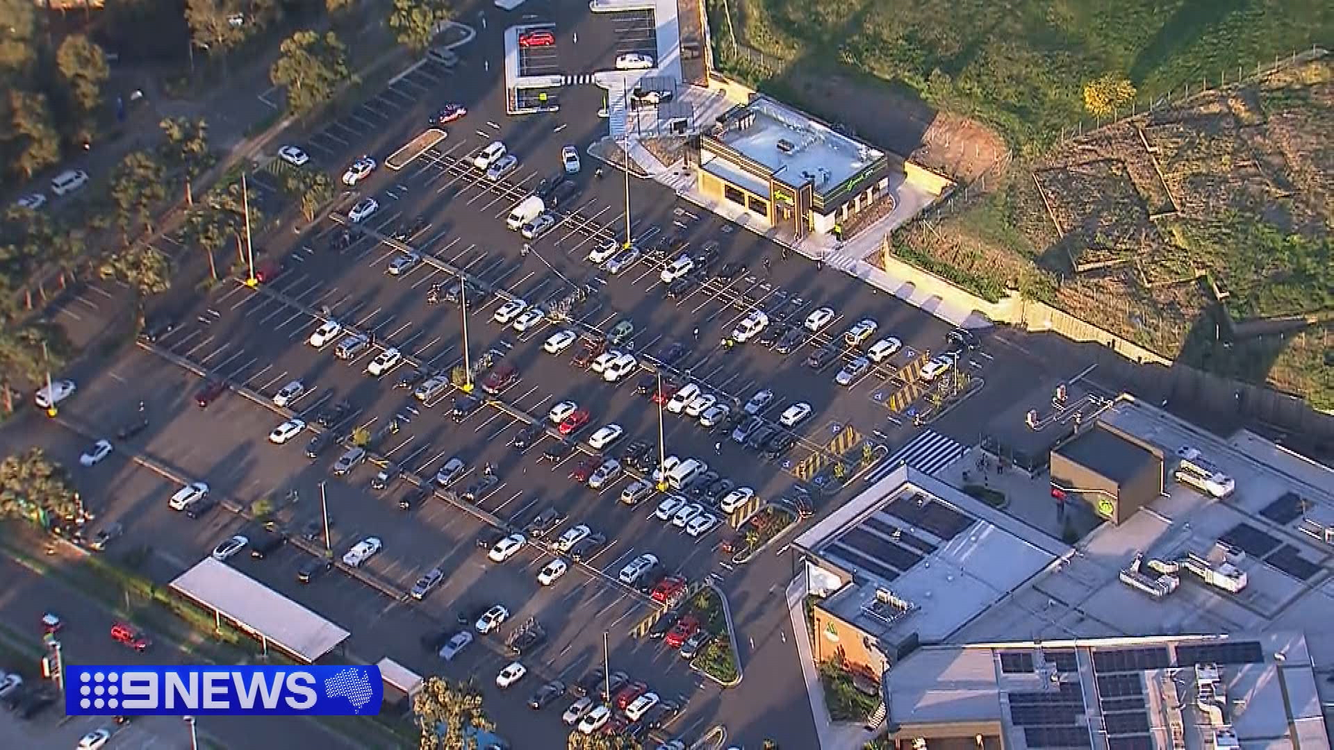 A crime scene has been established as police investigate the crash.