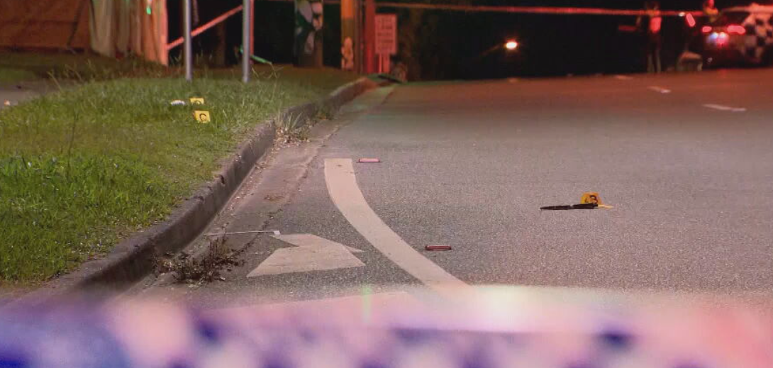A man allegedly armed with a knife has been seriously injured after being shot by police in Logan.