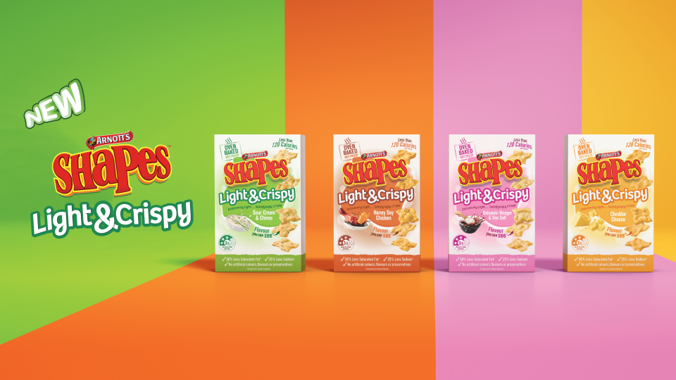  Arnott's Shapes Light & Crispy