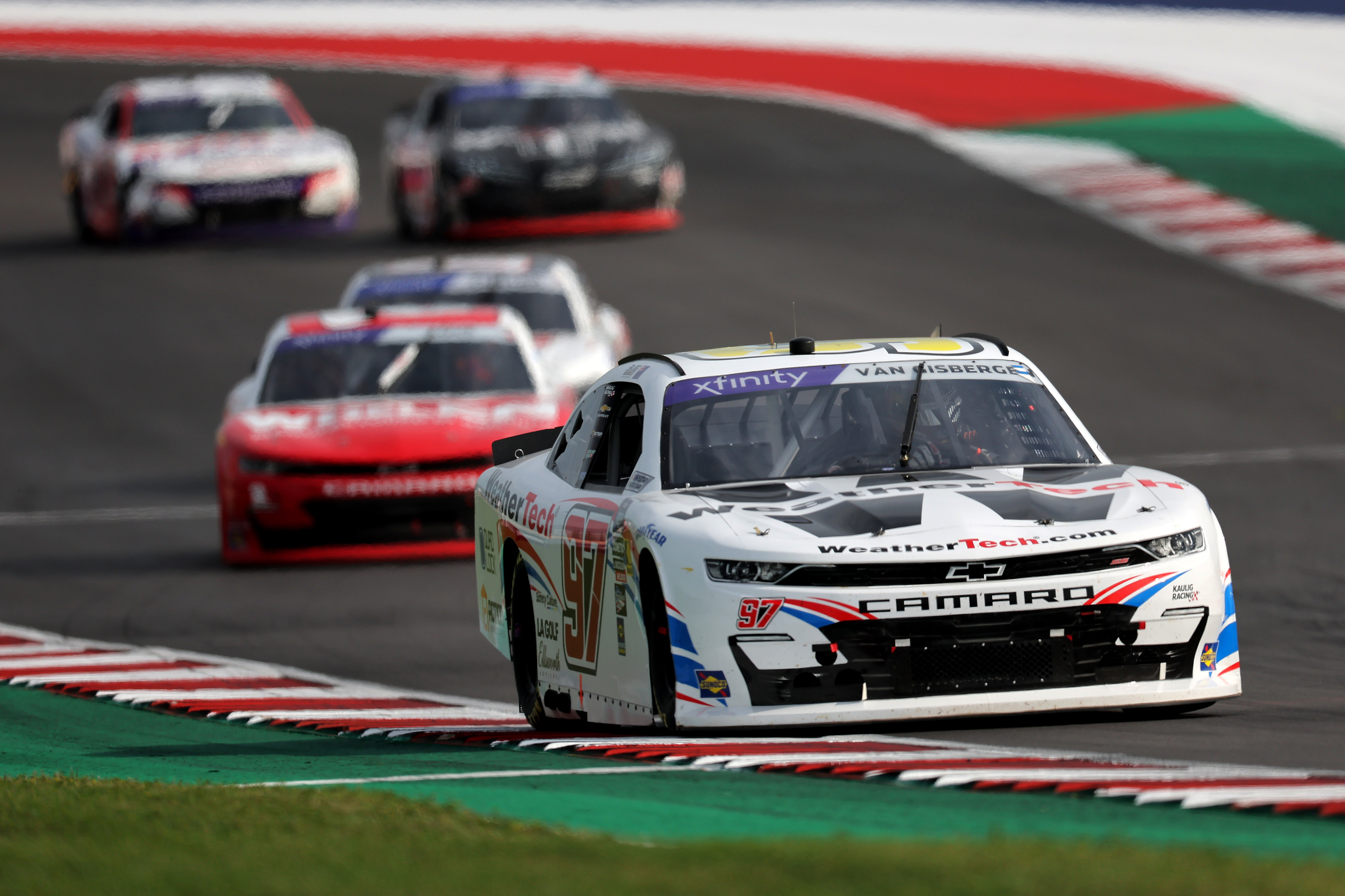 Shane Van Gisbergen, driver of the #97 WeatherTech Chevrolet, drives during the NASCAR Xfinity Series Focused Health 250 at Circuit of The Americas on March 23, 2024 in Austin, Texas. (Photo by Jonathan Bachman/Getty Images)