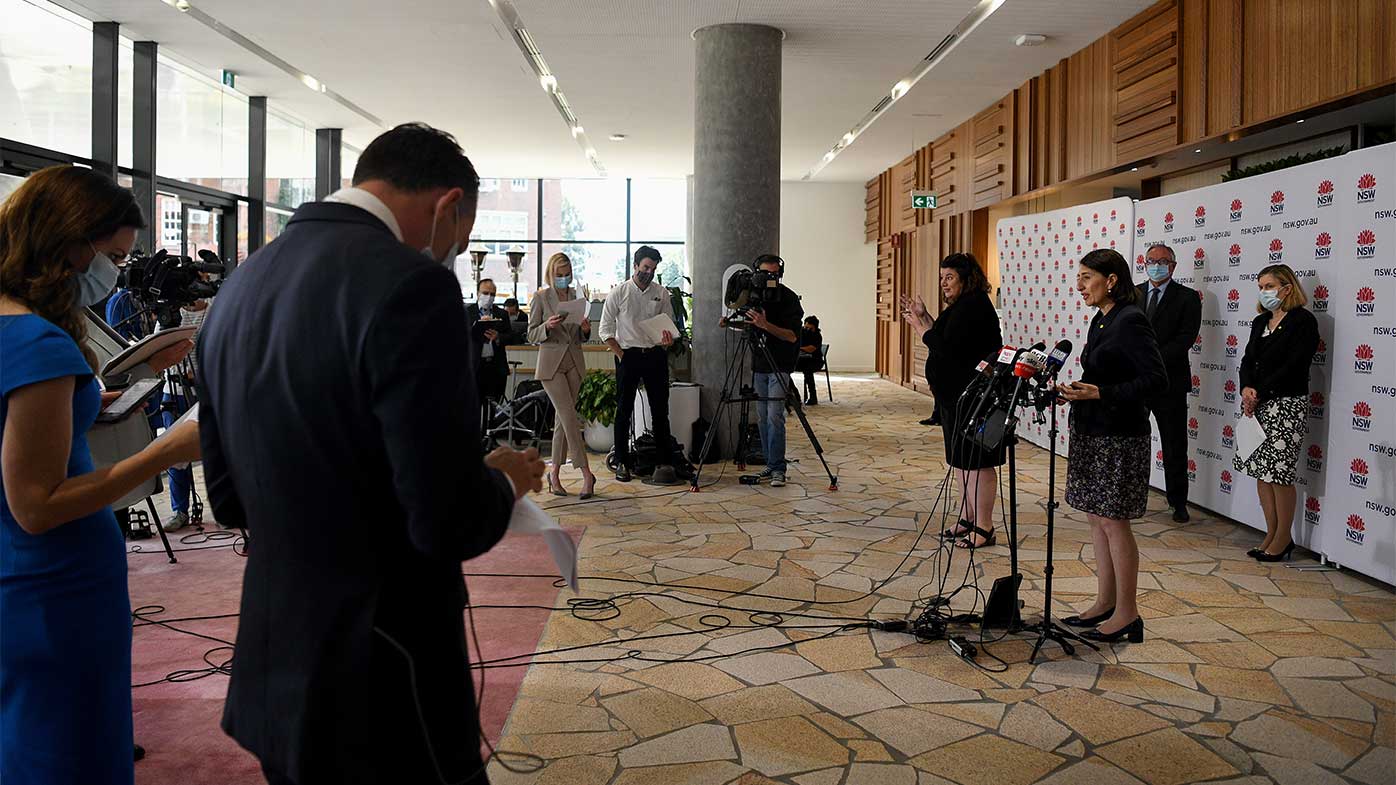 NSW Premier Gladys Berejiklian has held a regular press conference every day at 11am.