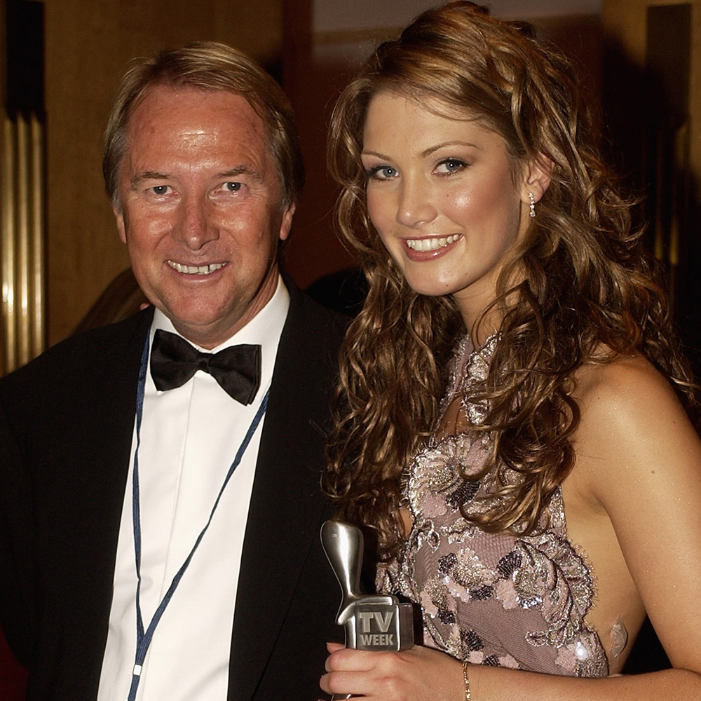 Glenn Wheatley and Delta Goodrem at the 2003 Logies