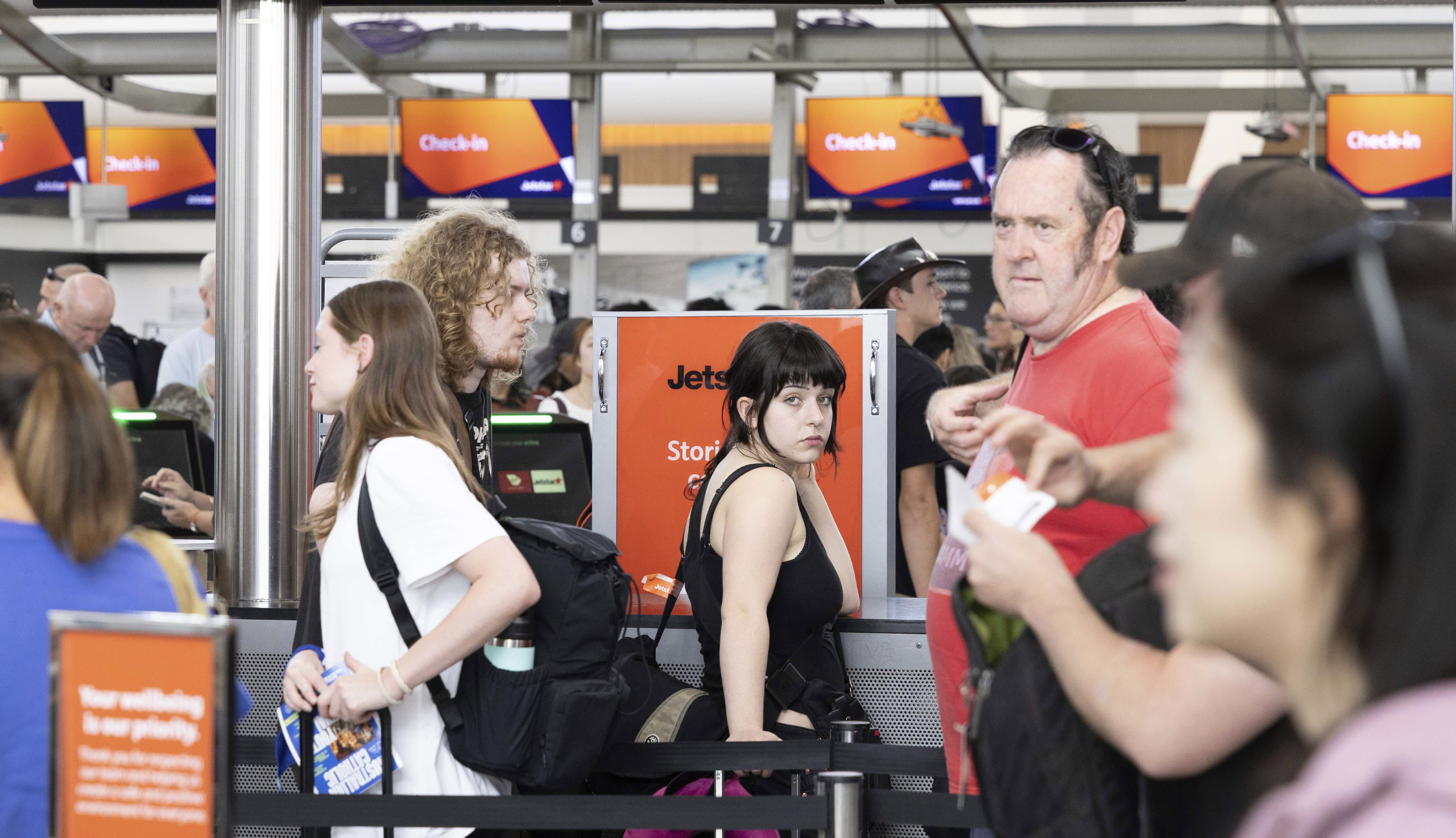 Long lines as Jetstar flights grounded after Airbus announces recalls 
