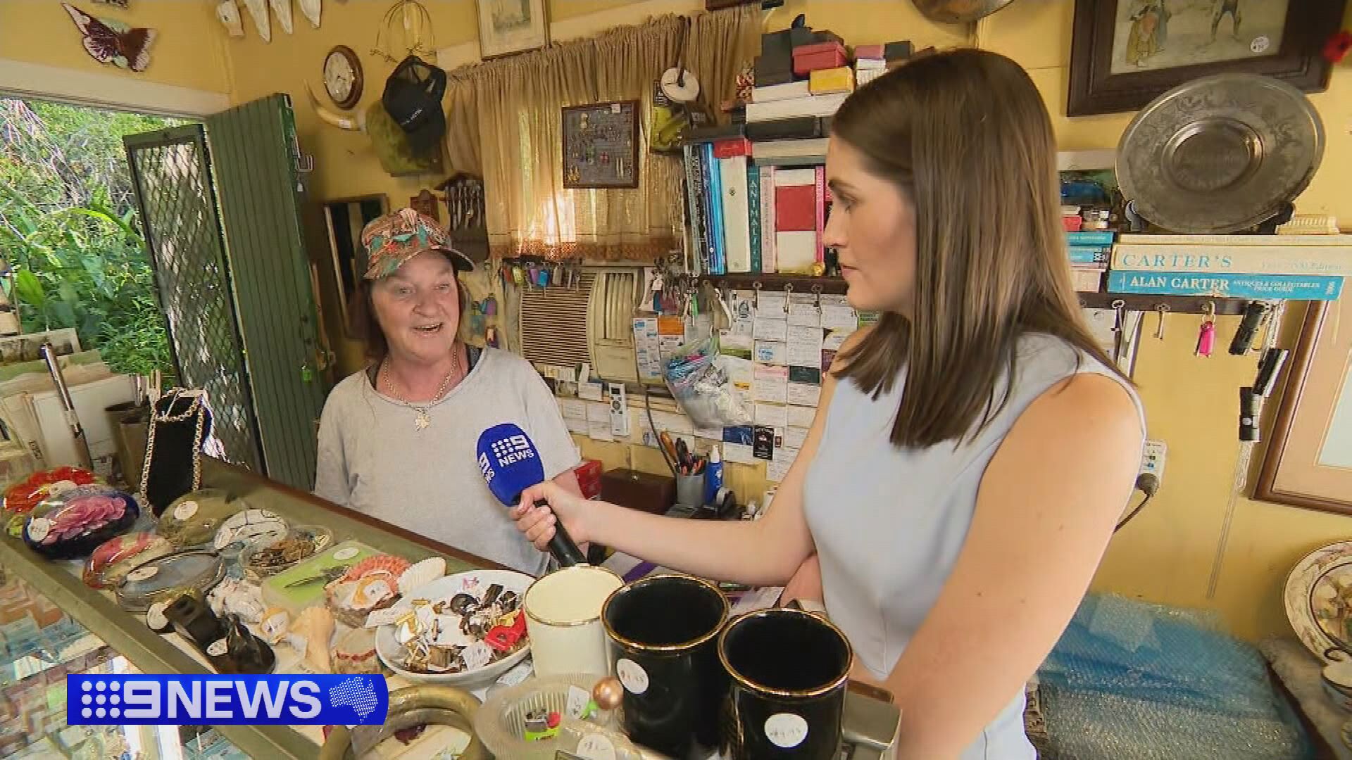 Fellow Kilkivan business owner Gemma Daniels was in the store when the walls started to shake.