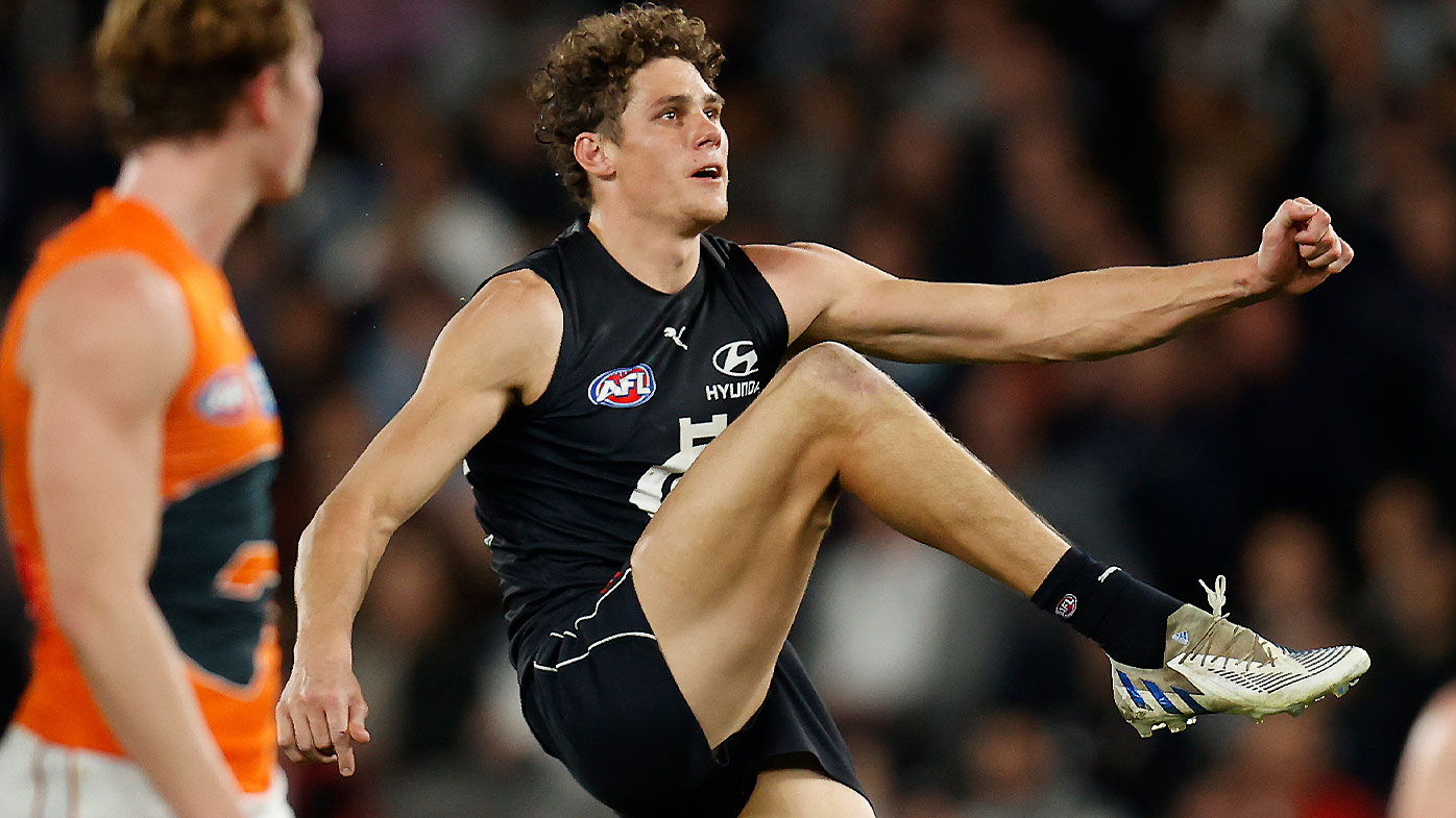 Carlton forward Charlie Curnow