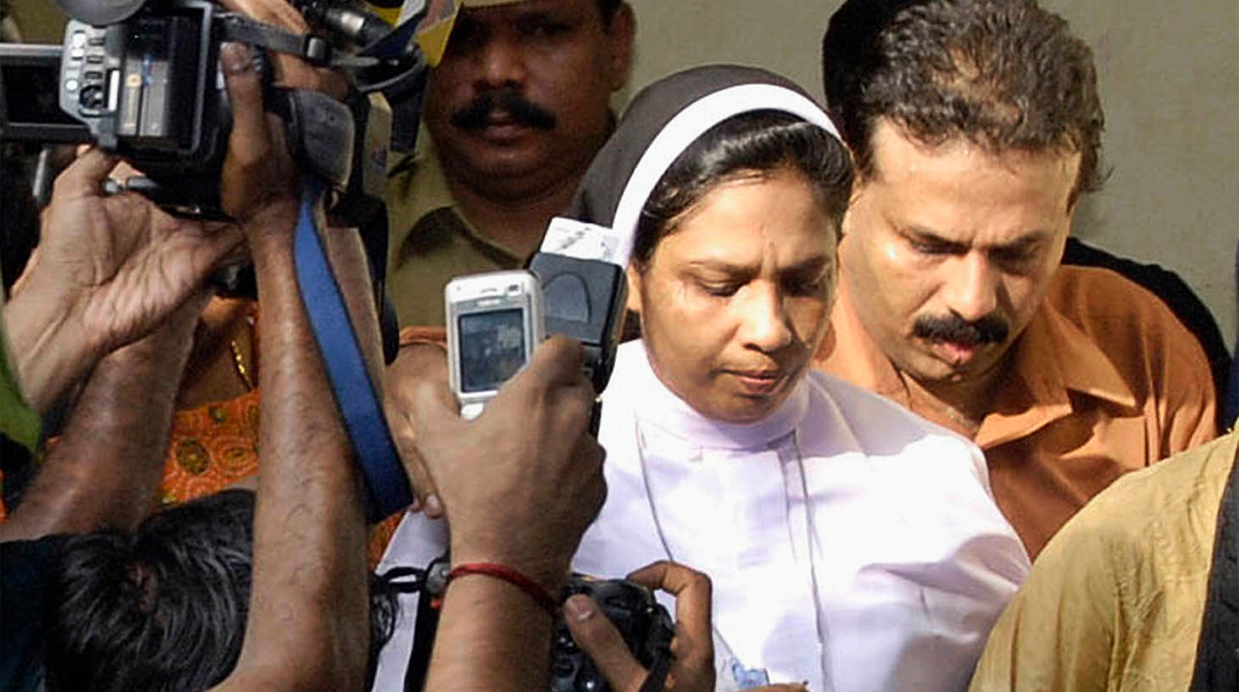 Sister Sephy walks into court after her arrest on murder charges in 2008.