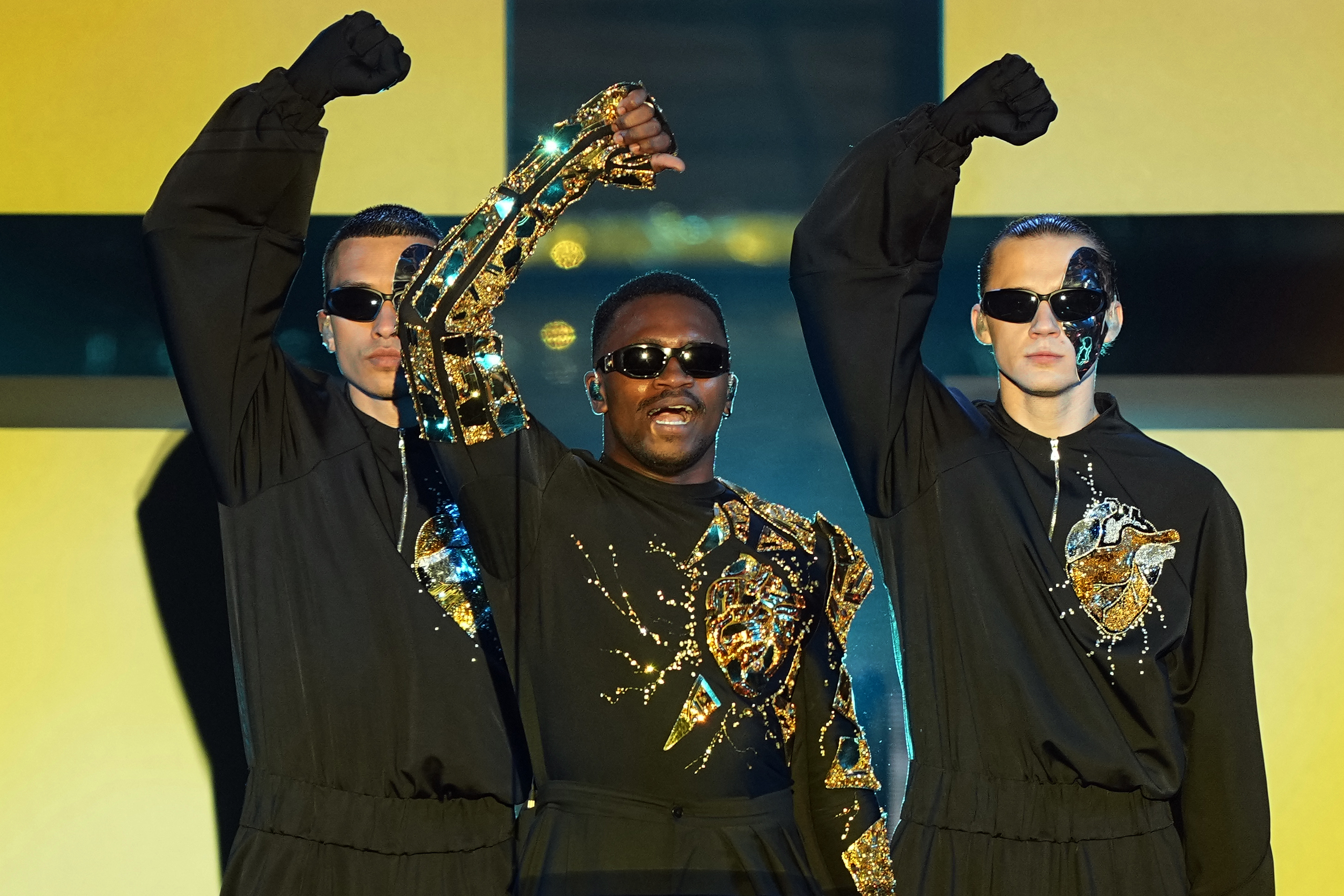 Air raid sirens sounded across Ukraine as the contest was underway, and Ukrainian media reported a strike in Ternopil, home town of Ukraine's Eurovision entry, Tvorchi.