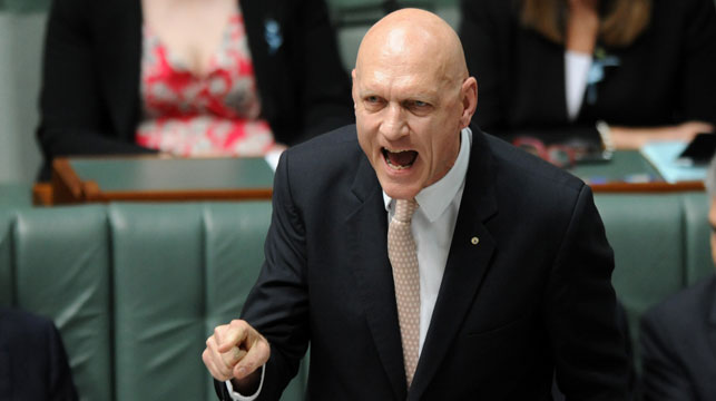 Peter Garrett in Parliament. (AAP)