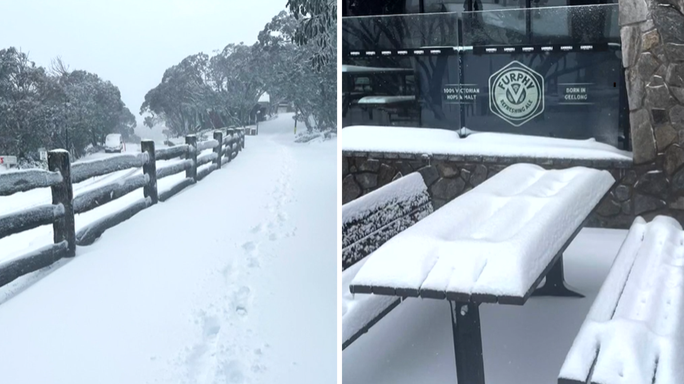 Victoria's alpine regions have been transformed with fresh snow dumps - a week out from summer.