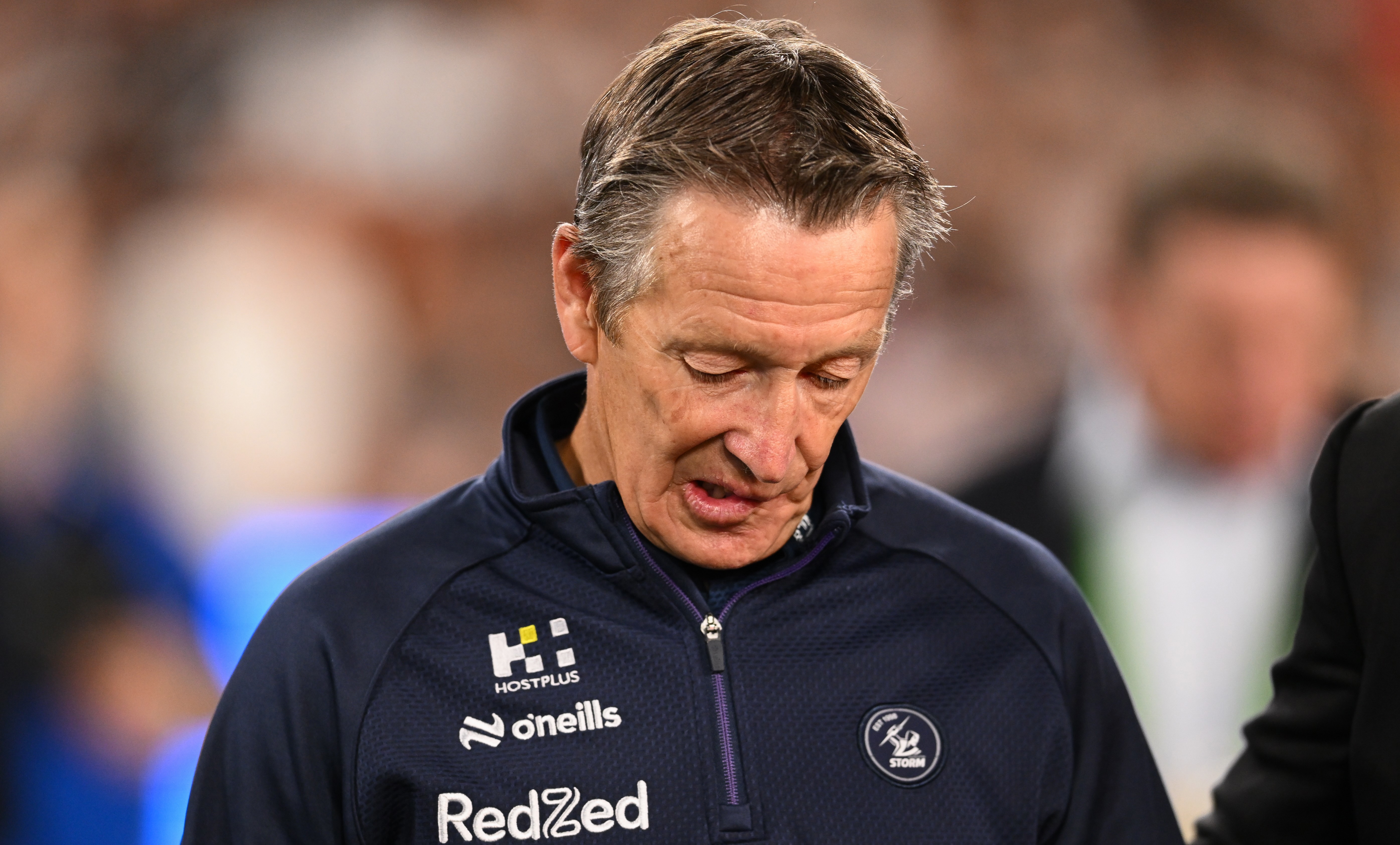 Craig Bellamy after the 2025 NRL grand final.