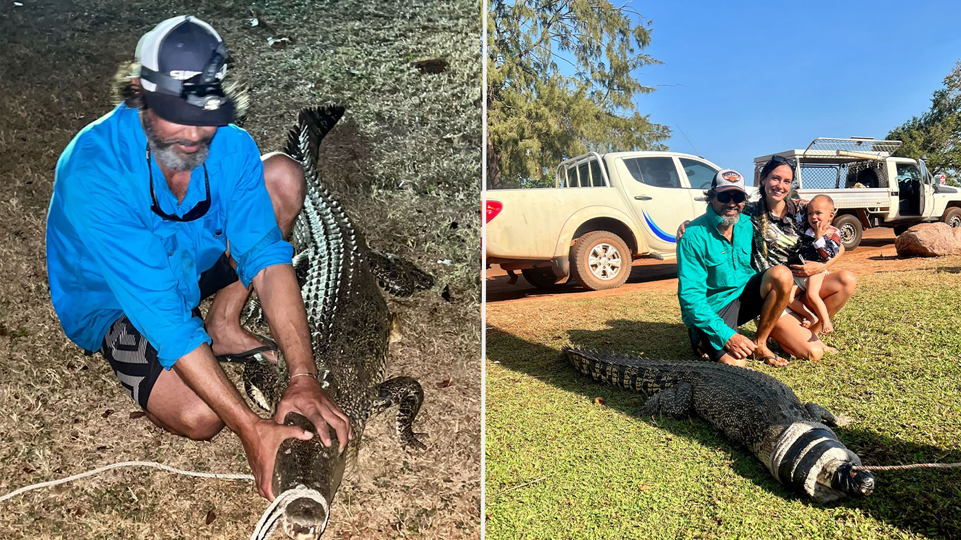 Crocodile removed from Dundee Beach Holiday Park