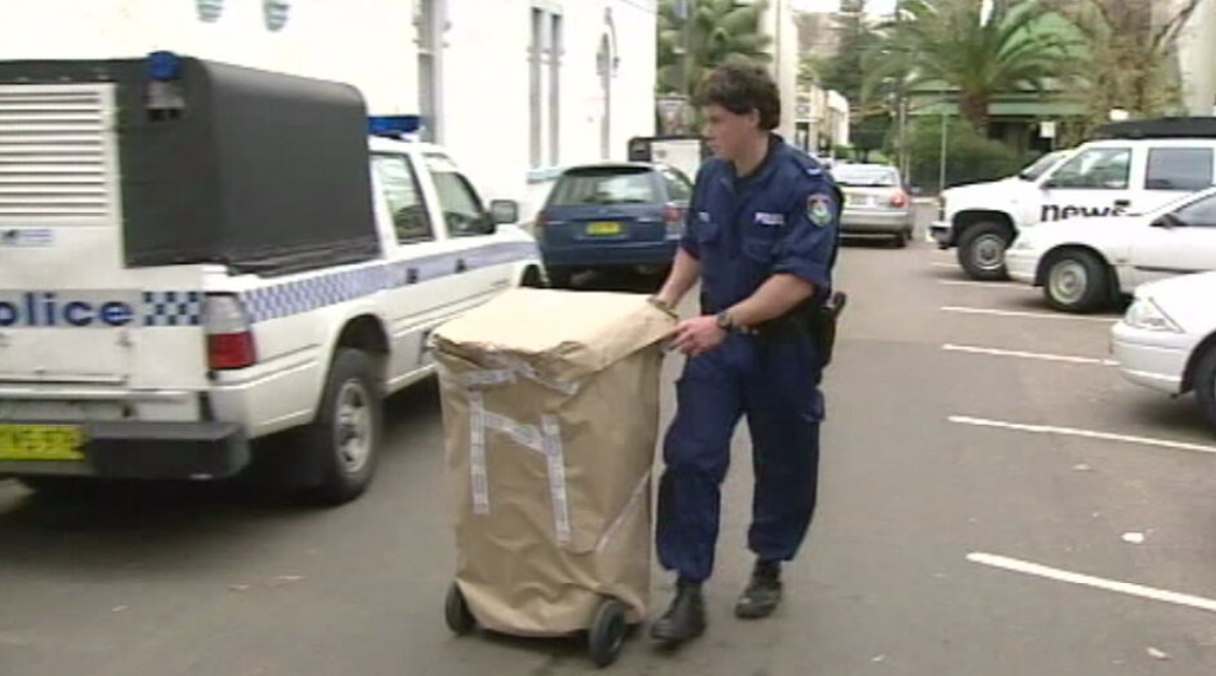 The body of Shoukat Mohammed was found inside a sleeping bag in a wheelie bin on James Street, Redfern in June 2003. 