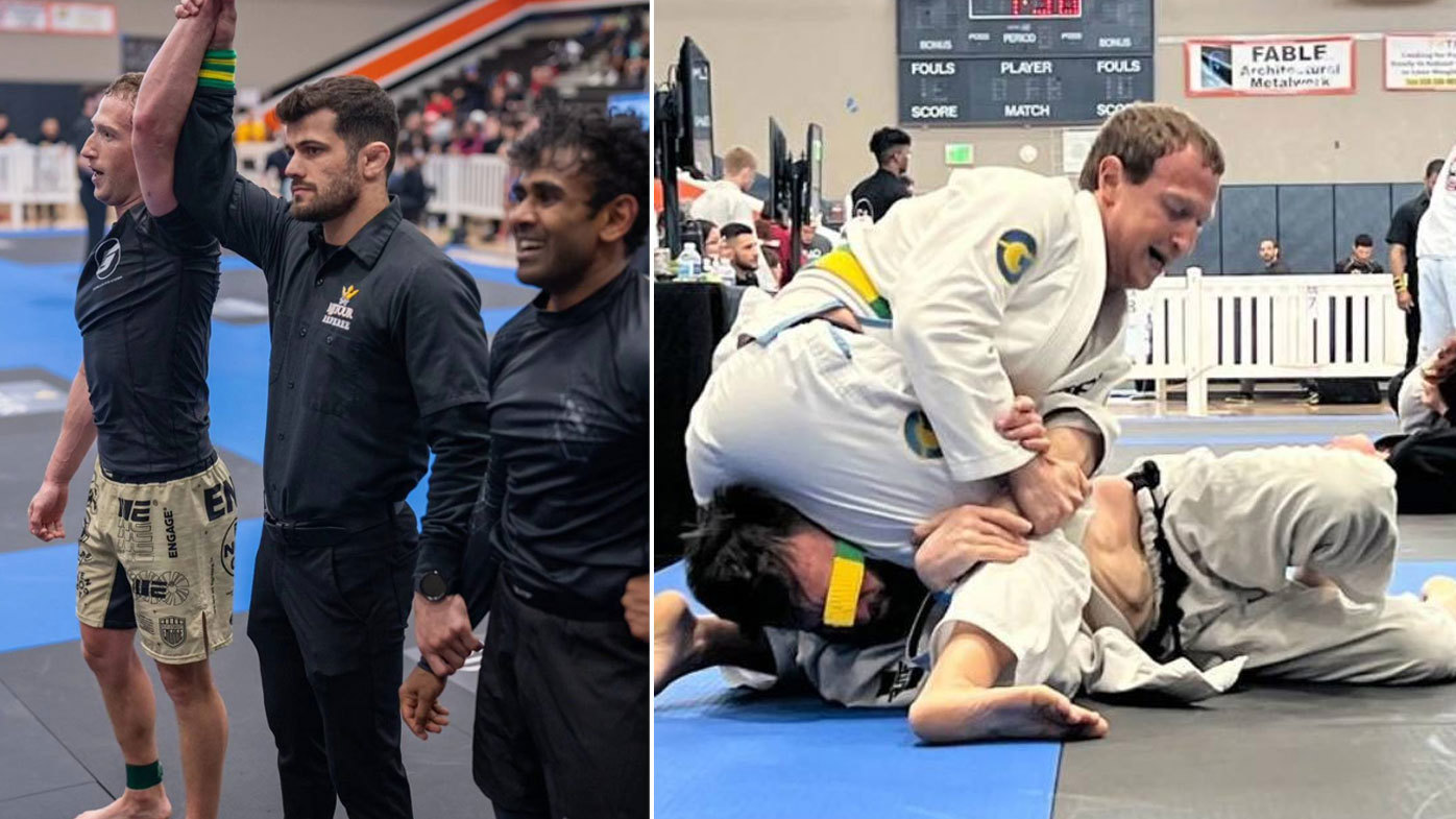 El fundador de Facebook, Mark Zuckerberg, gana medallas en su debut en jiu-jitsu