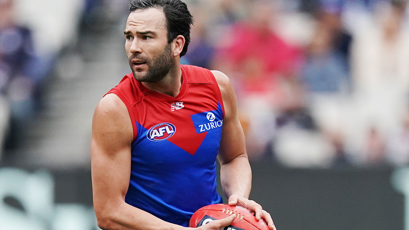  Jordan Lewis during his playing days for Melbourne