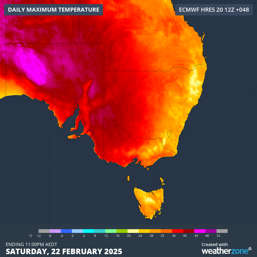 Burst of heat, extreme fire danger threatening two Aussie states
