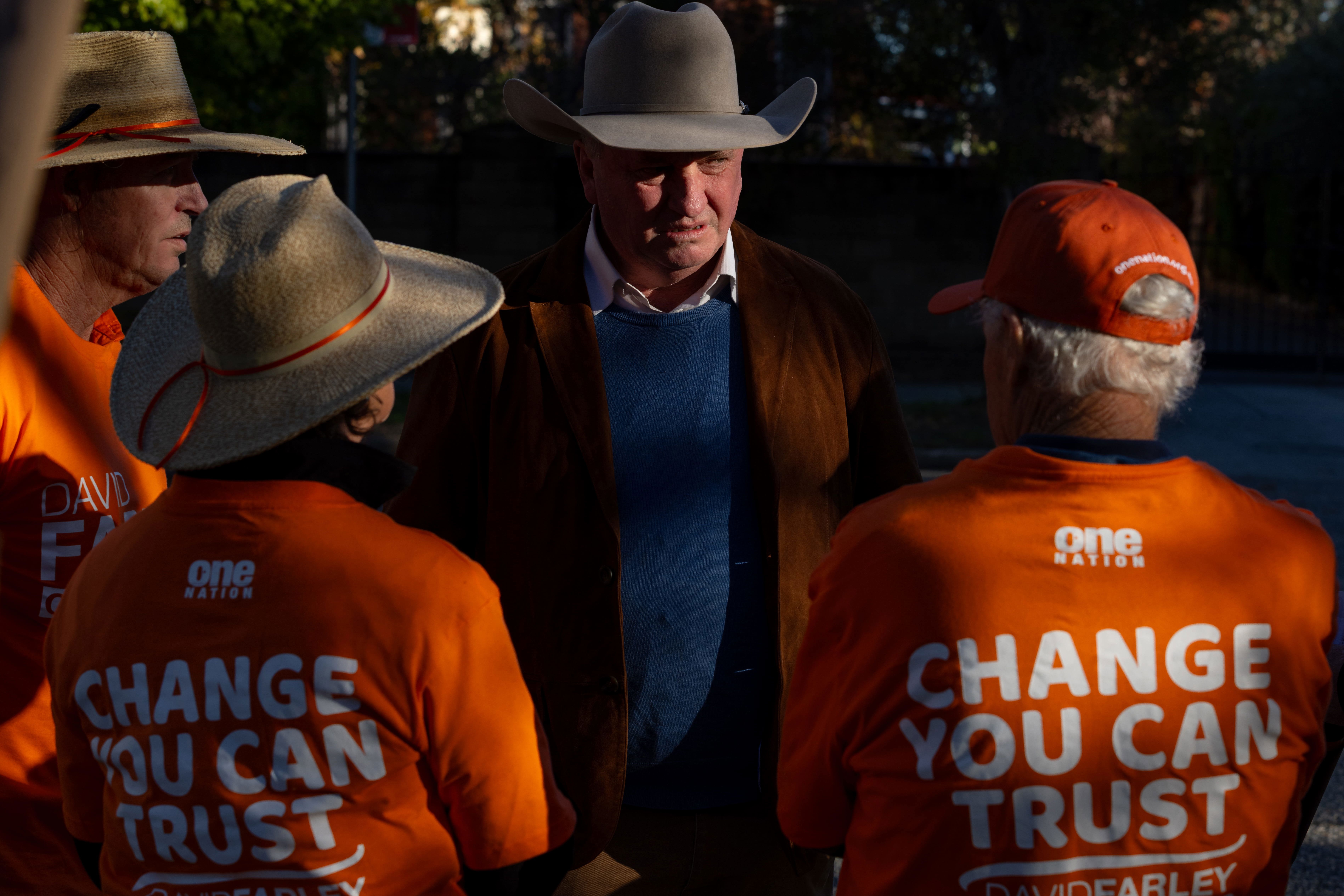 Barnaby Joyce said One Nation would not rest on their laurels after an historic win at the Farrer by-election.