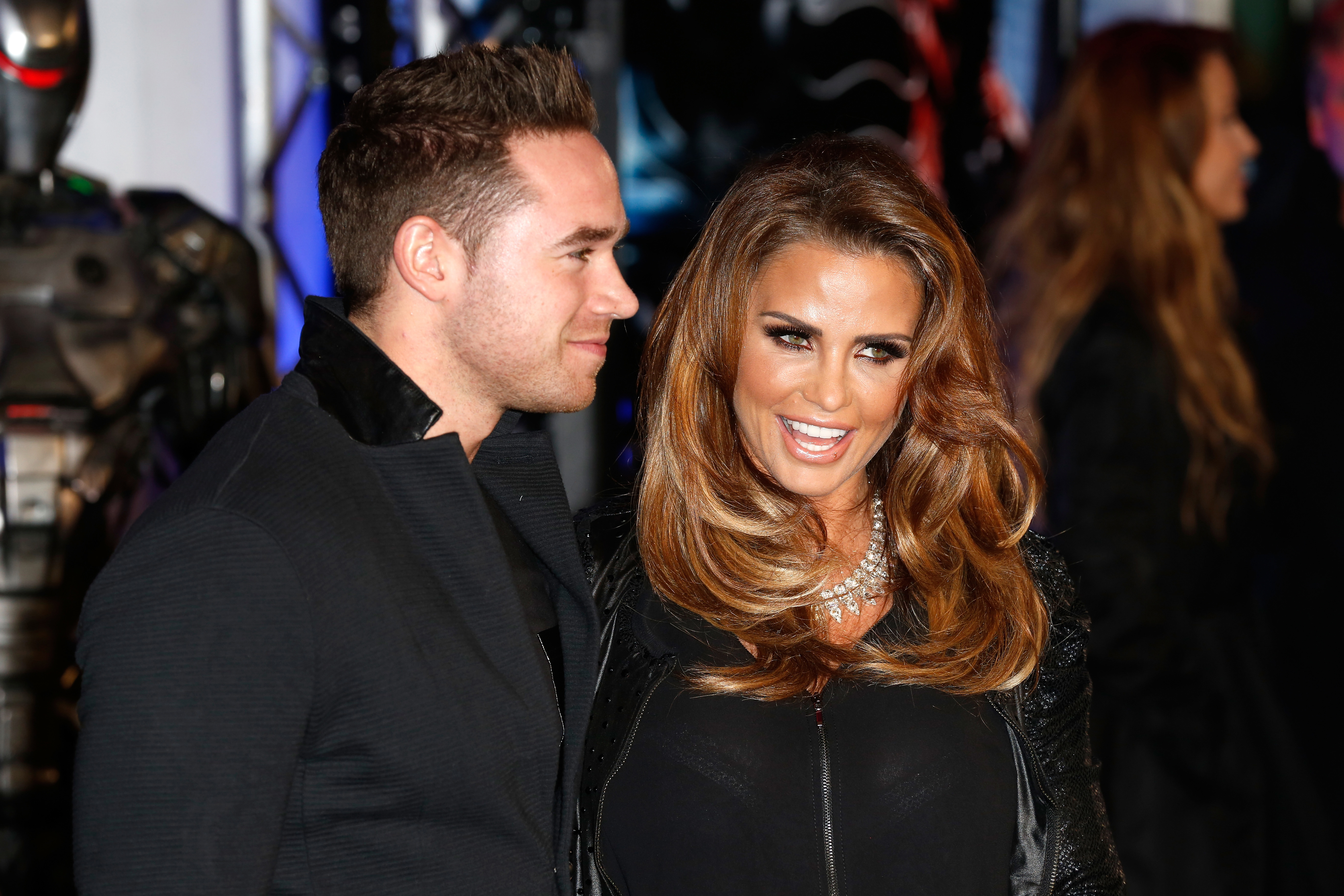 Katie Price attends the World Premiere of 