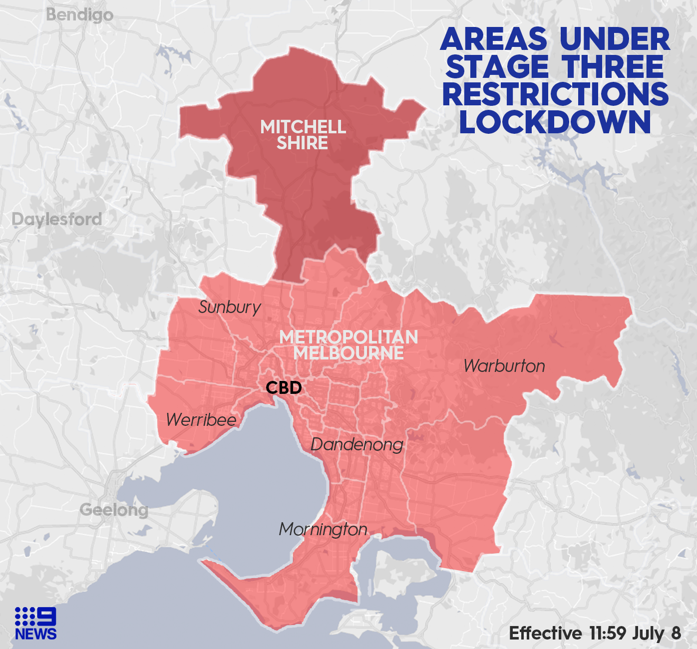 Victoria S Lockdown By The Numbers What It Takes To Keep Five Million People Inside